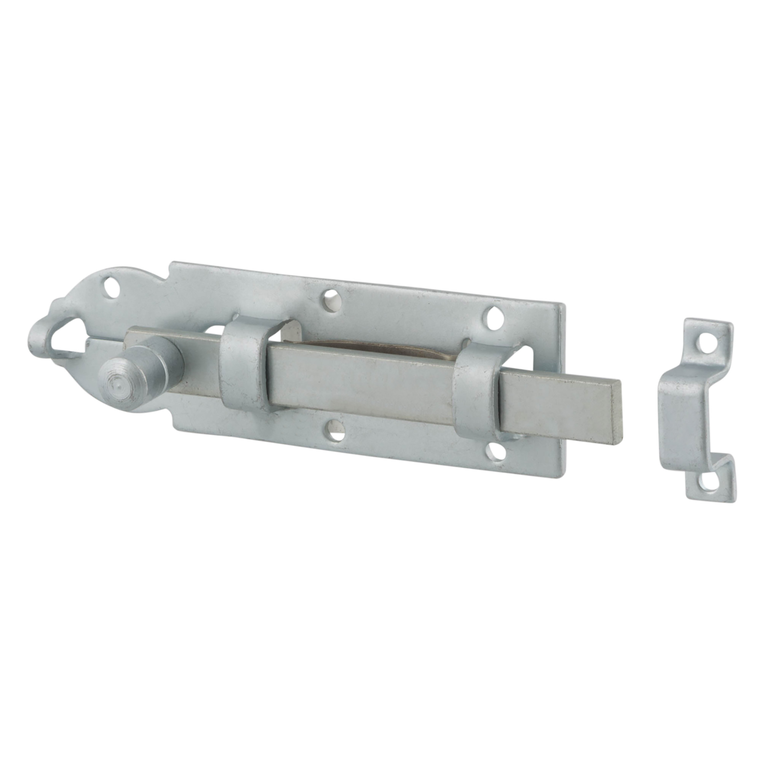 43.907.35   schuif met knop en lus - breed - verzinkt  80 mm