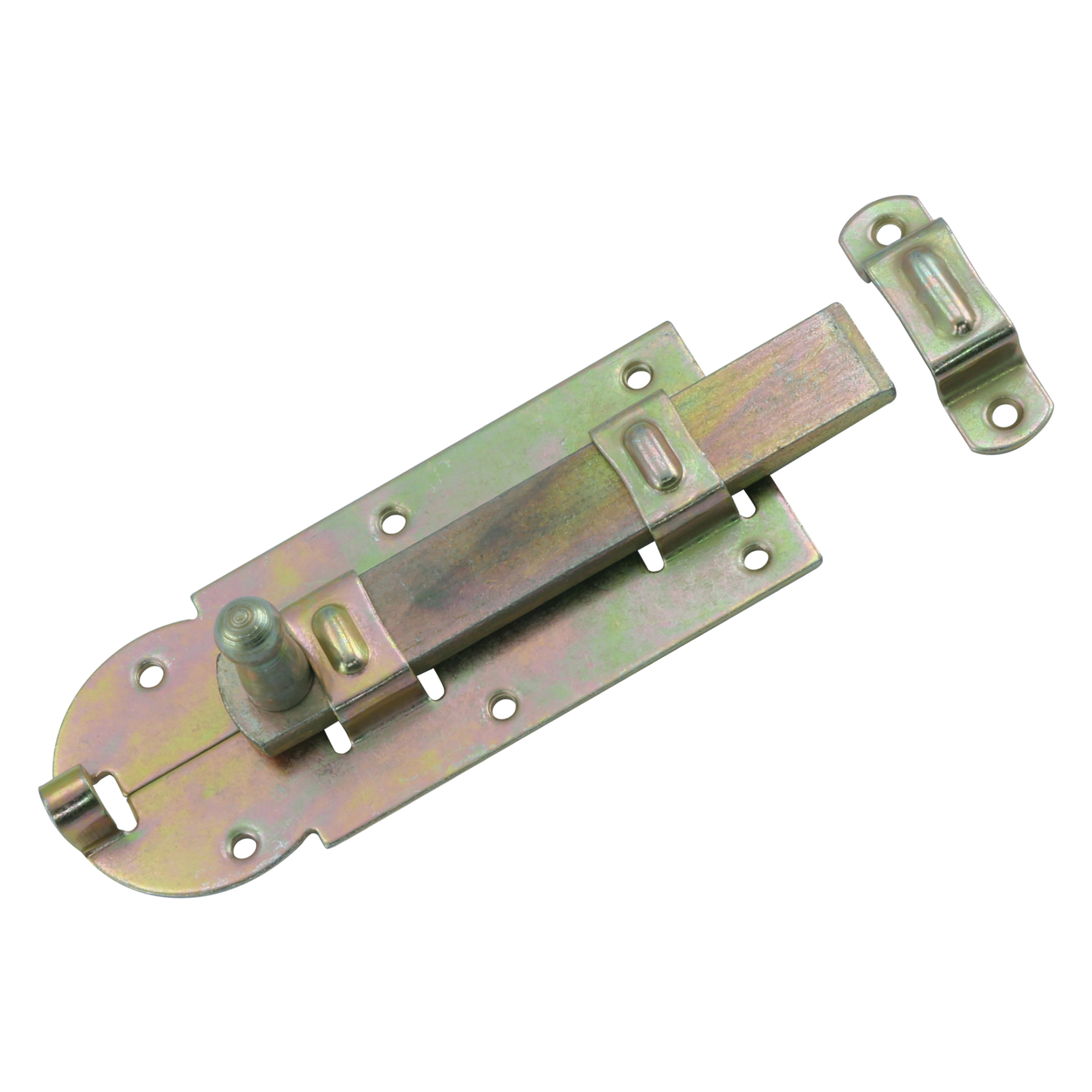 43.909.45 Starx  rolschuif met ronde knop en sluitlus - vlak geel 100 mm