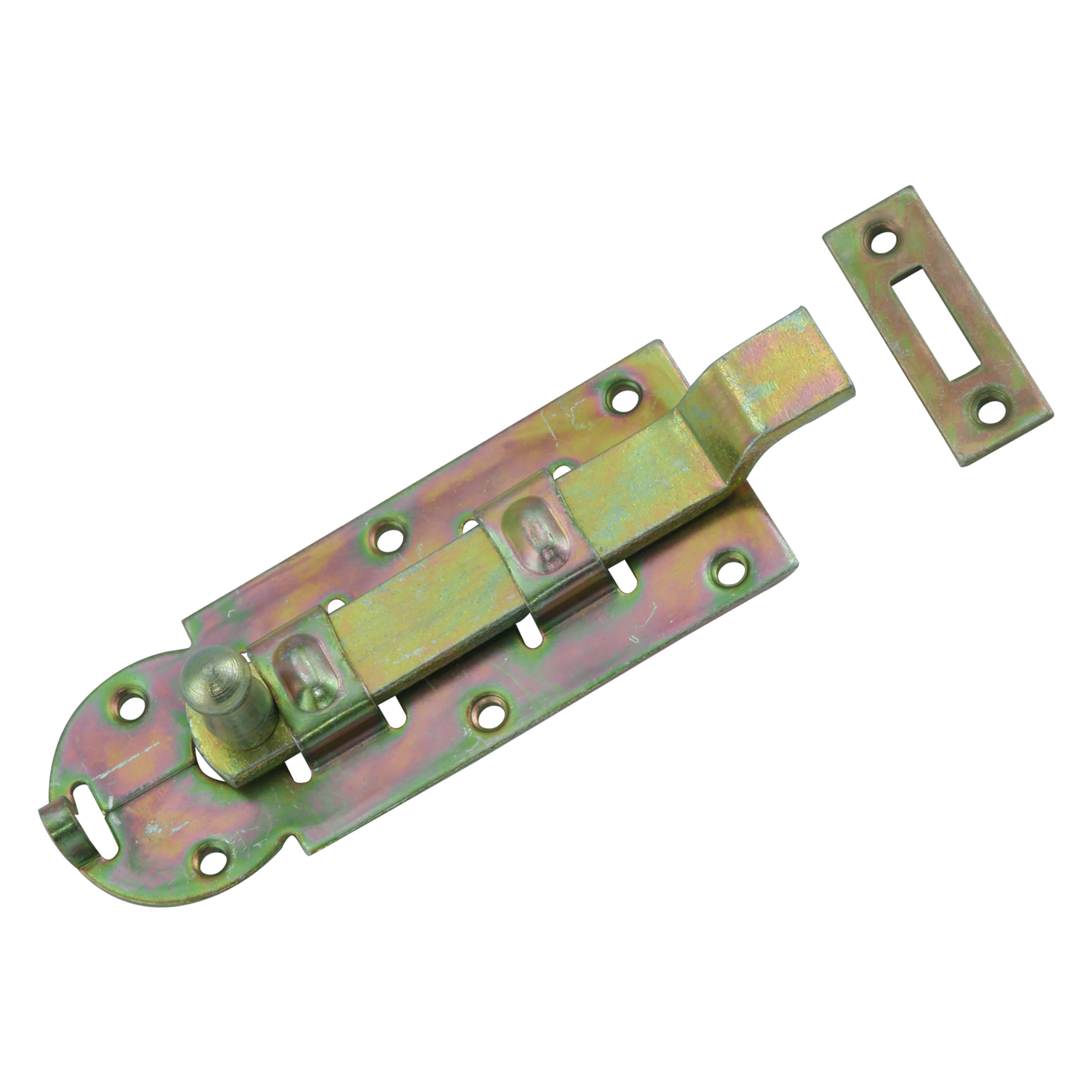 43.909.80 Starx  rolschuif met bocht en sluitplaat geel 120 mm