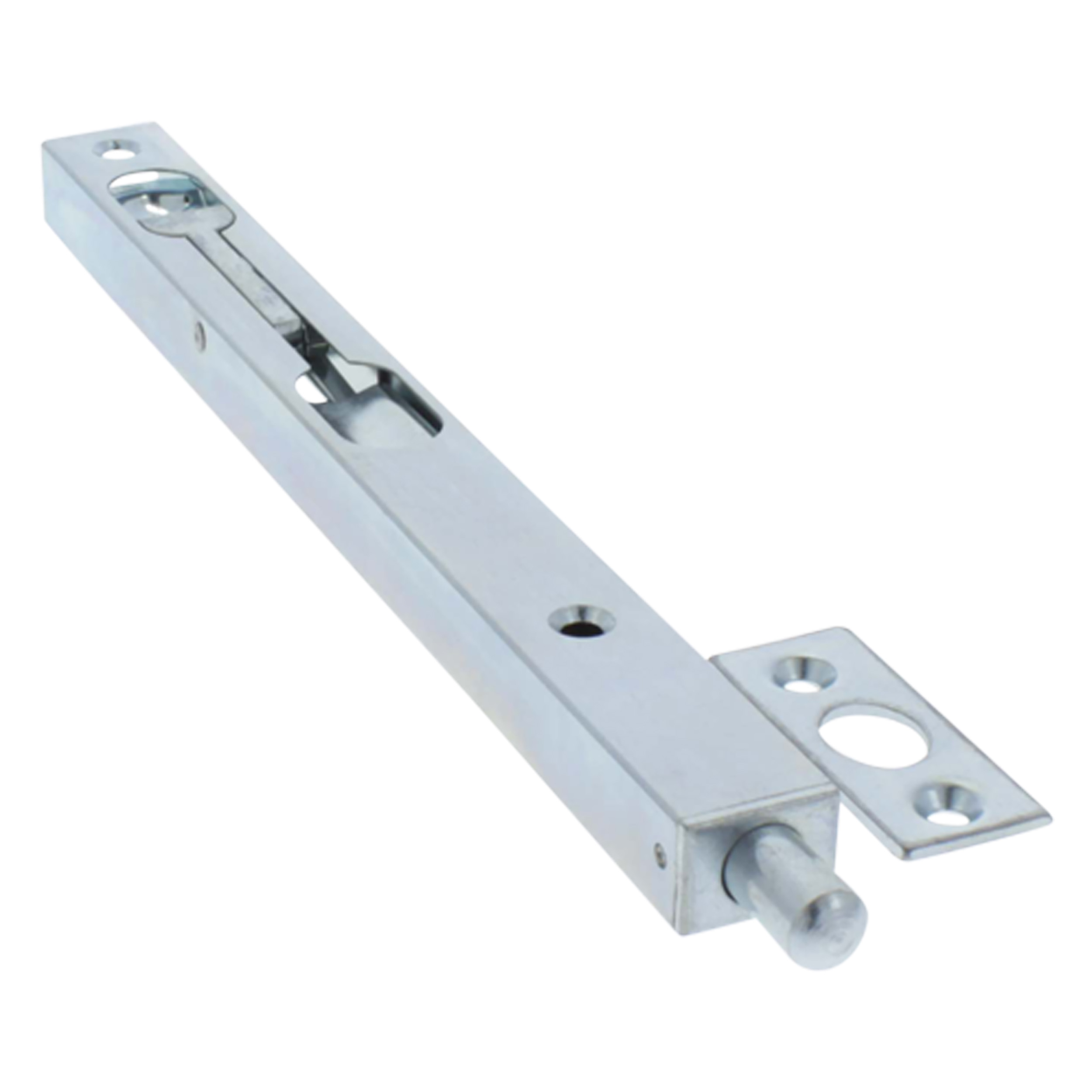 43.910.32   kantschuif met ronde schoot - hevel en sluitplaat - koker - vernikkeld  220 mm
