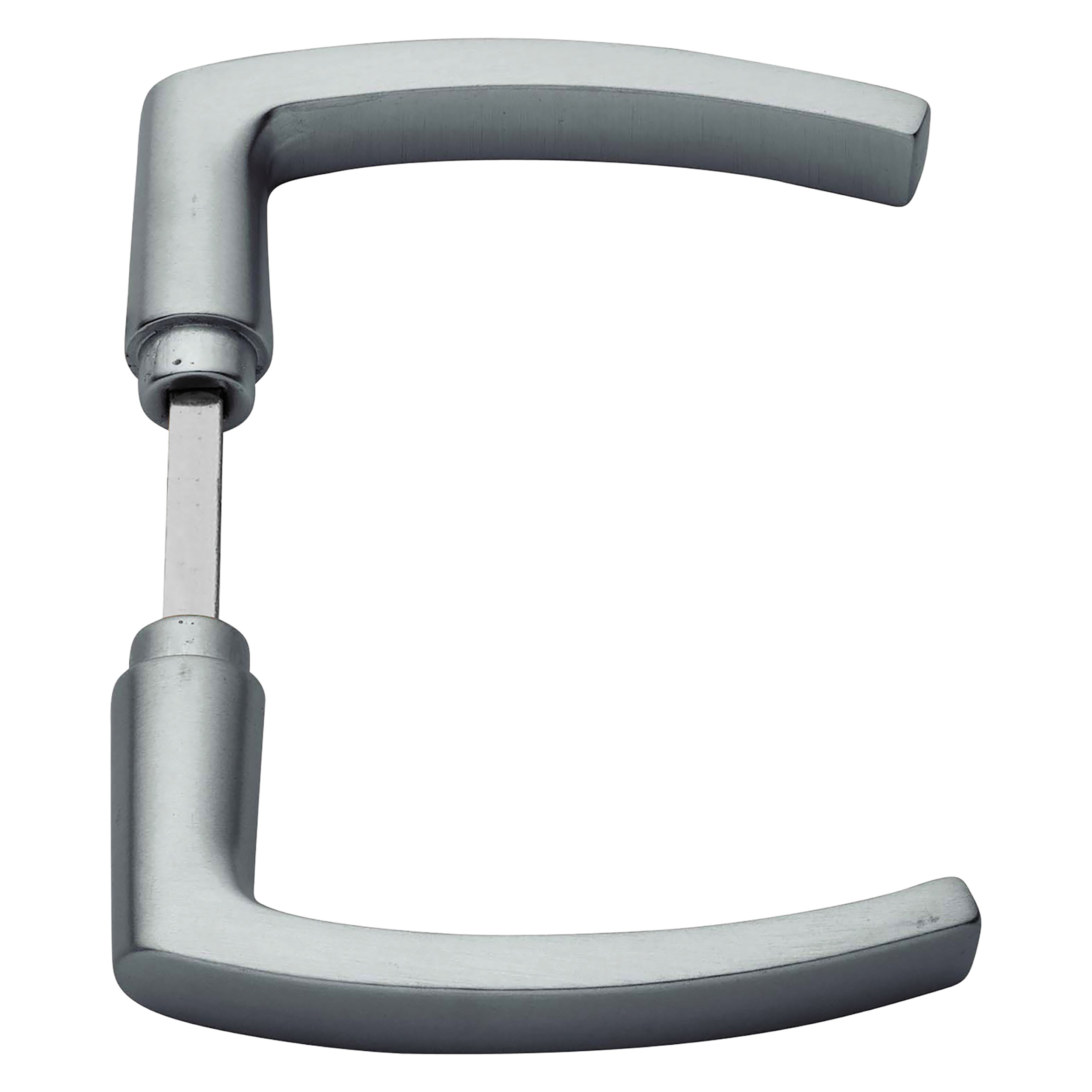 44.003.68 Axa  deurkruk blok - met universele krukstift aluminium F1 