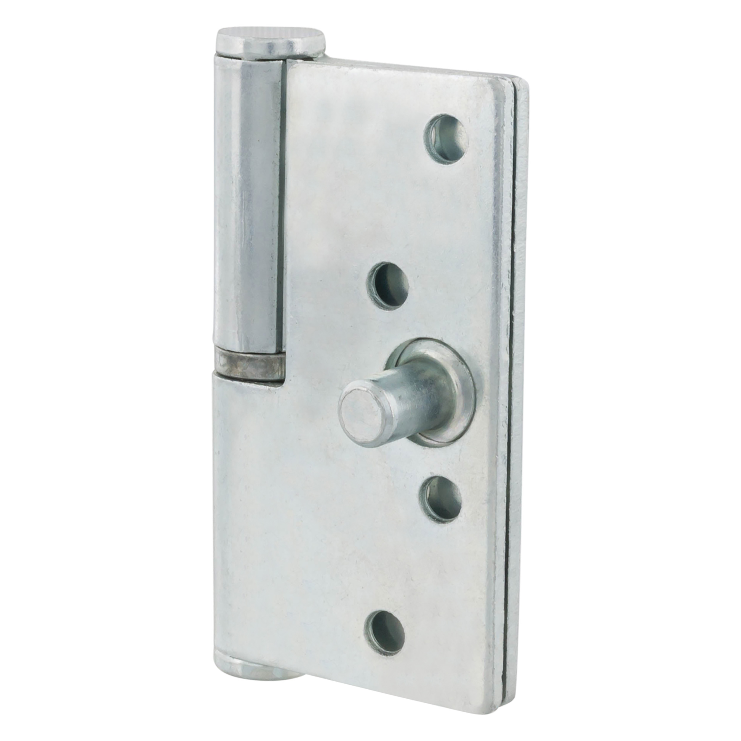 44.004.15 Axa  kogelpaumelle din links - met messing pen - verzinkt - SKG***  89 x 89 mm