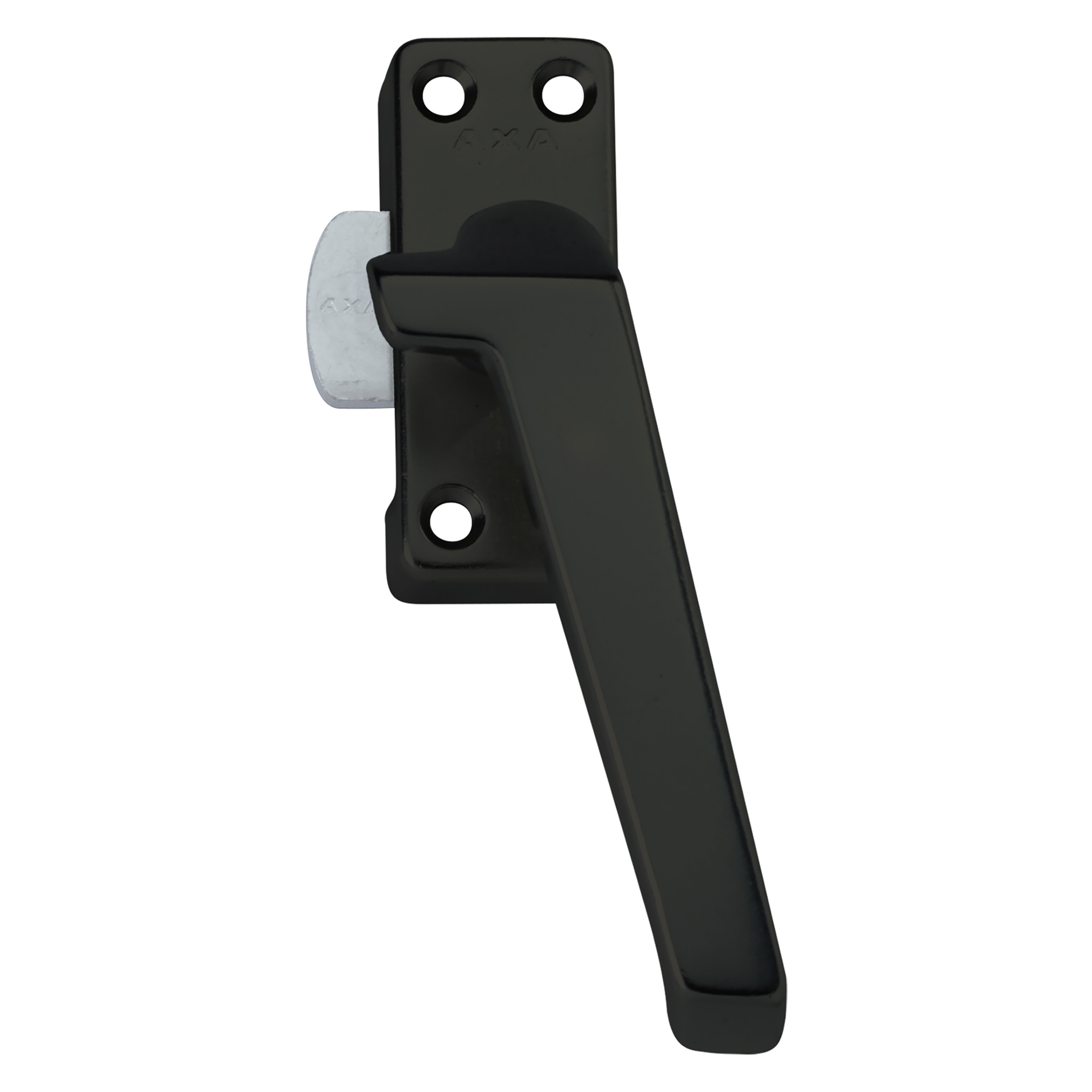 44.020.99 Axa  raamsluiting met nok - rechts - type 3302 zwart 74 x 30 mm