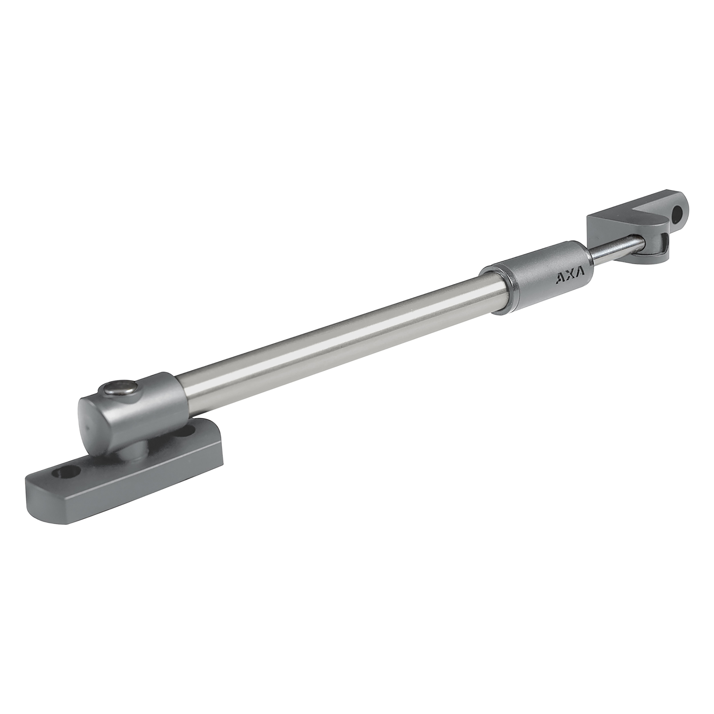 44.021.09 Axa  tele-raamuitzetter naar buitendraaiend - type 2825 - rechts en links aluminium 30 cm