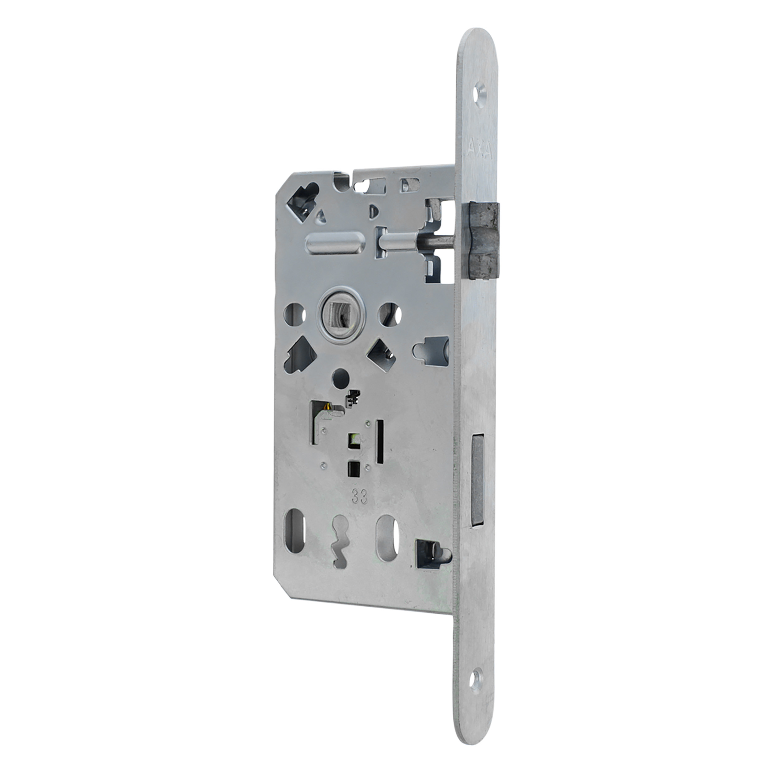 44.021.50 Axa  kamerdeurslot type 7135 - SL72 - voor binnendeuren - met sleutelgat verzinkt 240 x 25 mm