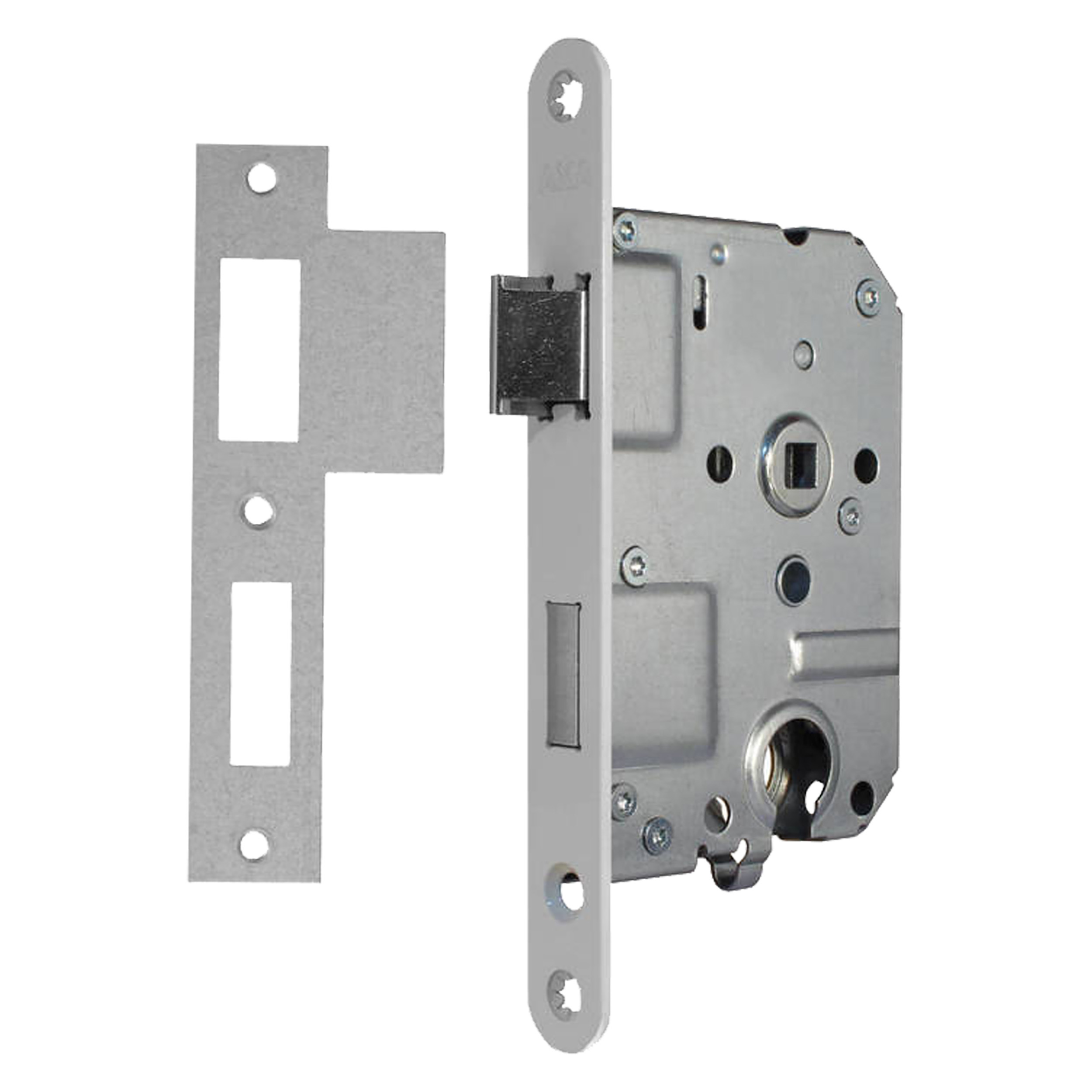 44.021.52 Axa  cilinderslot type 7145 - PC55 - voor binnendeuren - incl. Curve schilden wit 