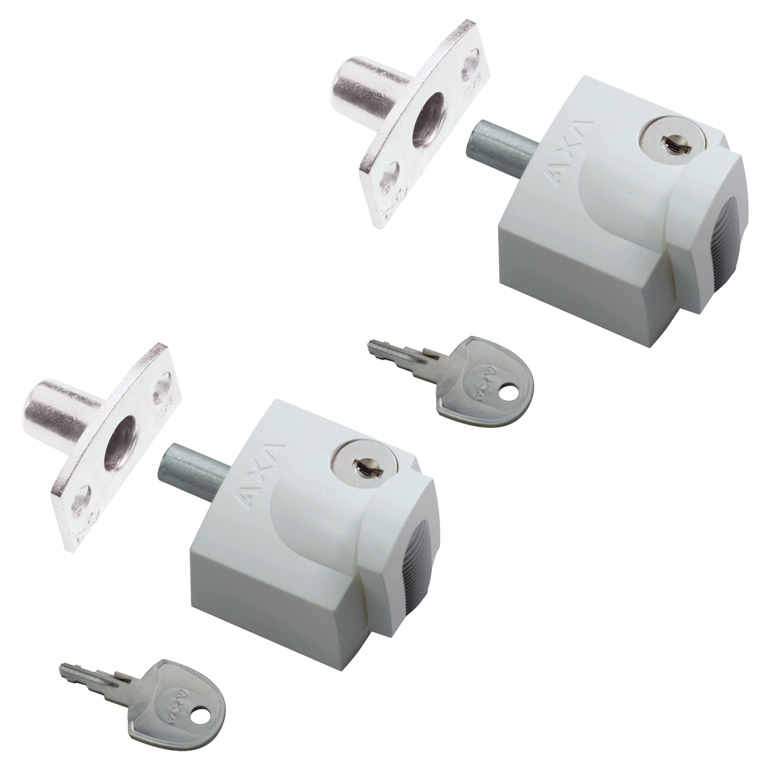 44.021.78 Axa  oplegslot type 3012 - SKG* wit 