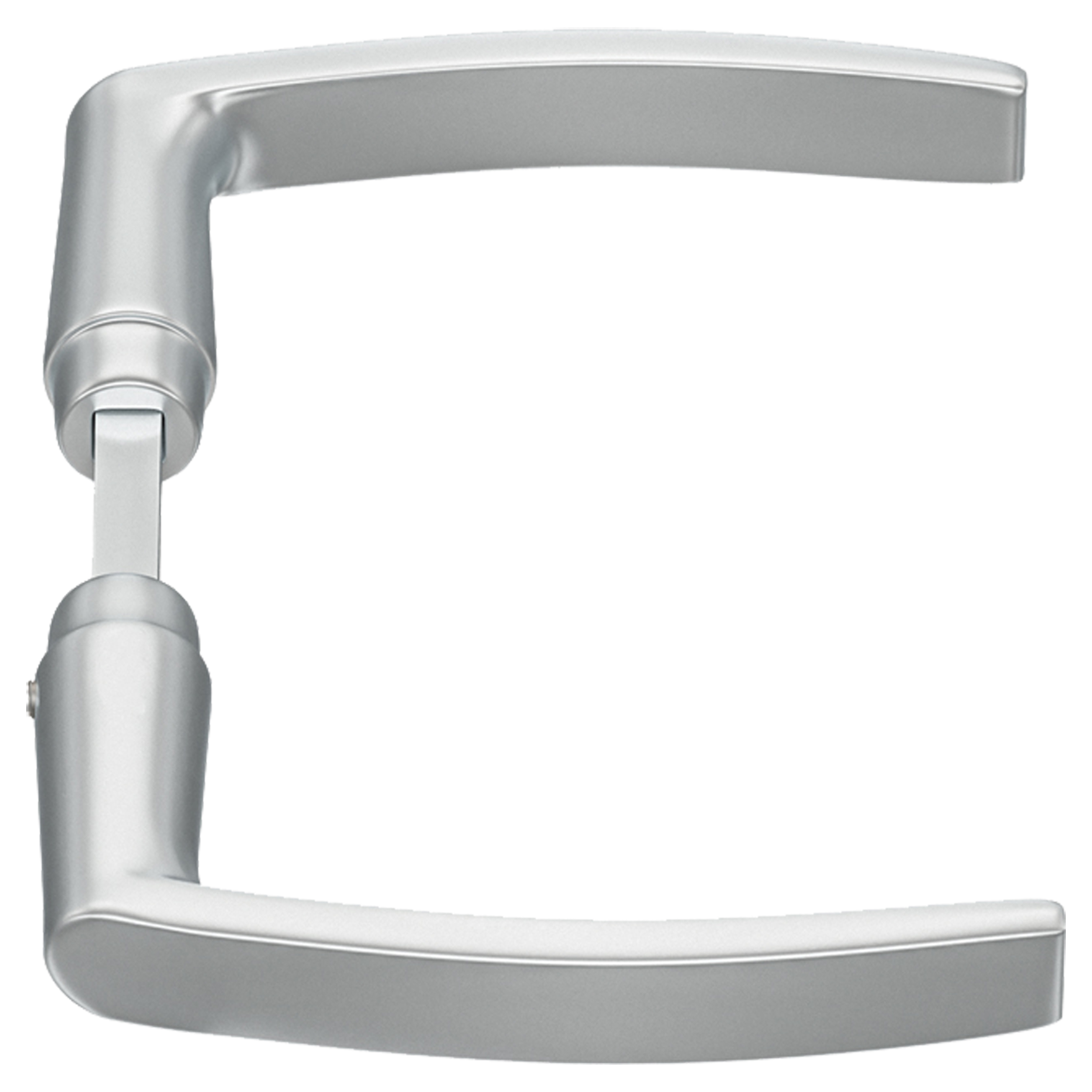 44.022.43 Axa  deurkruk blok - met universele krukstift aluminium F1 