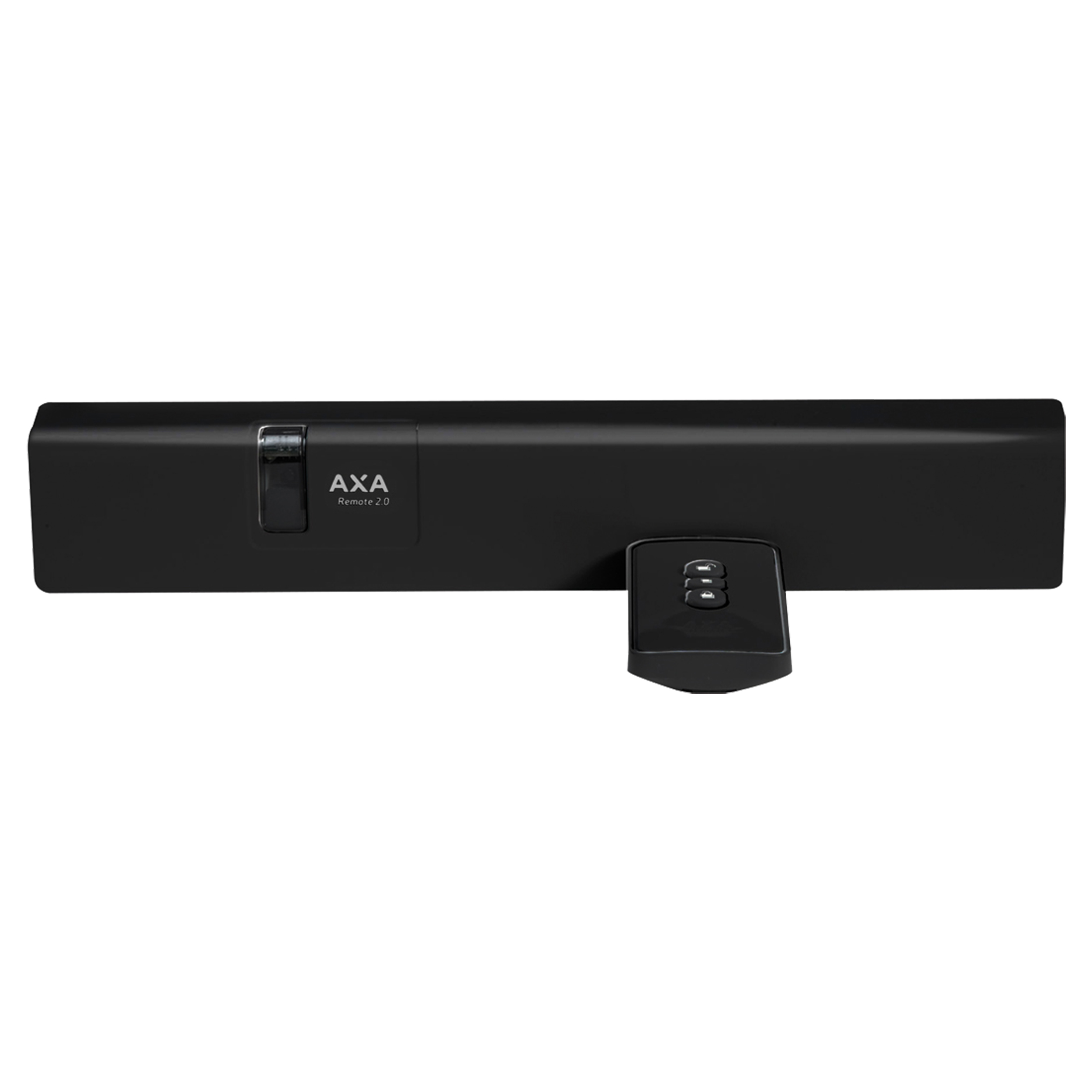 44.022.60 Axa  bovenlichtsluiter type AXA Remote - SKG** zwart 310 x 38 x 50 mm