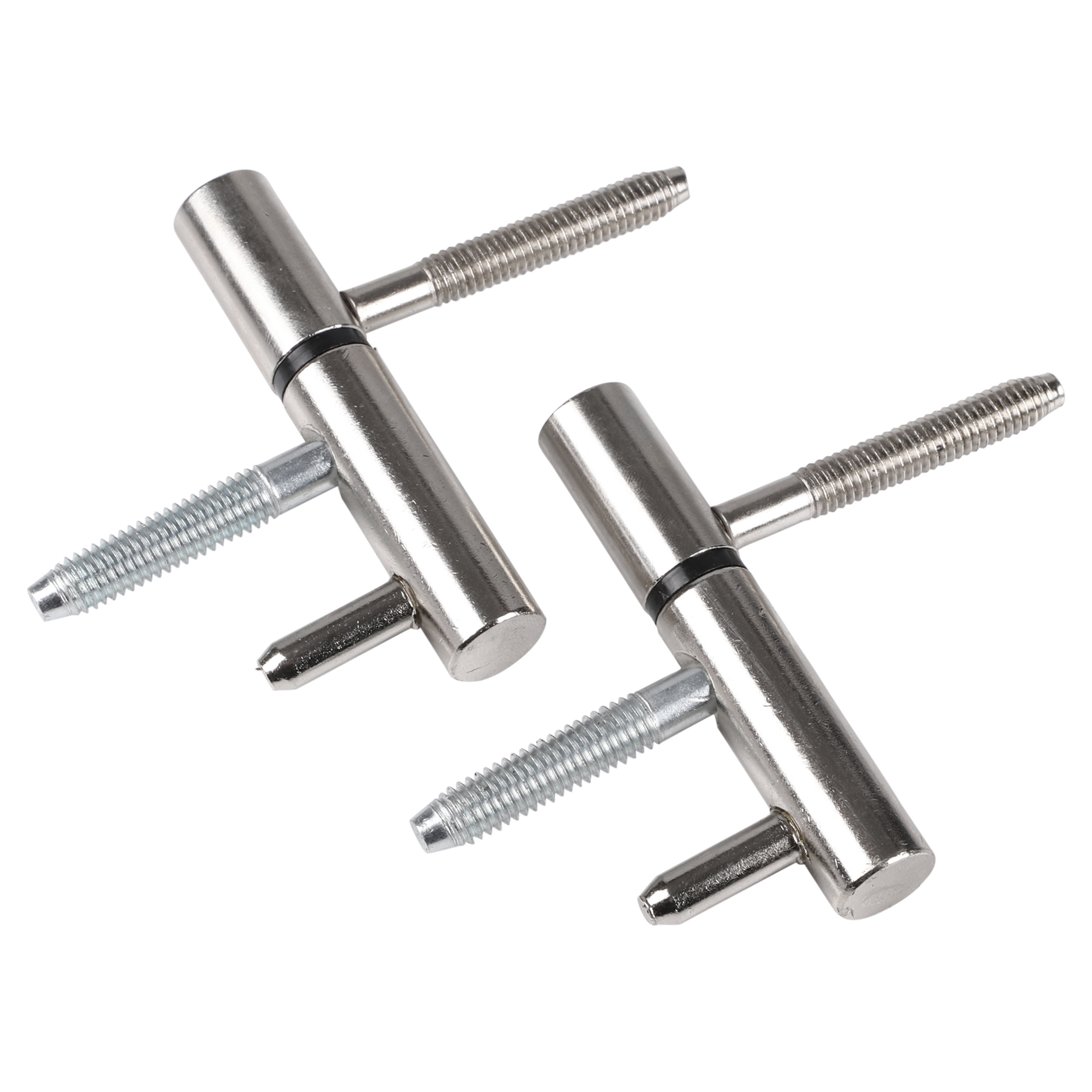 44.044.00 Starx  inboorpaumelle voor houten kozijnen nikkel 75 x 14 mm