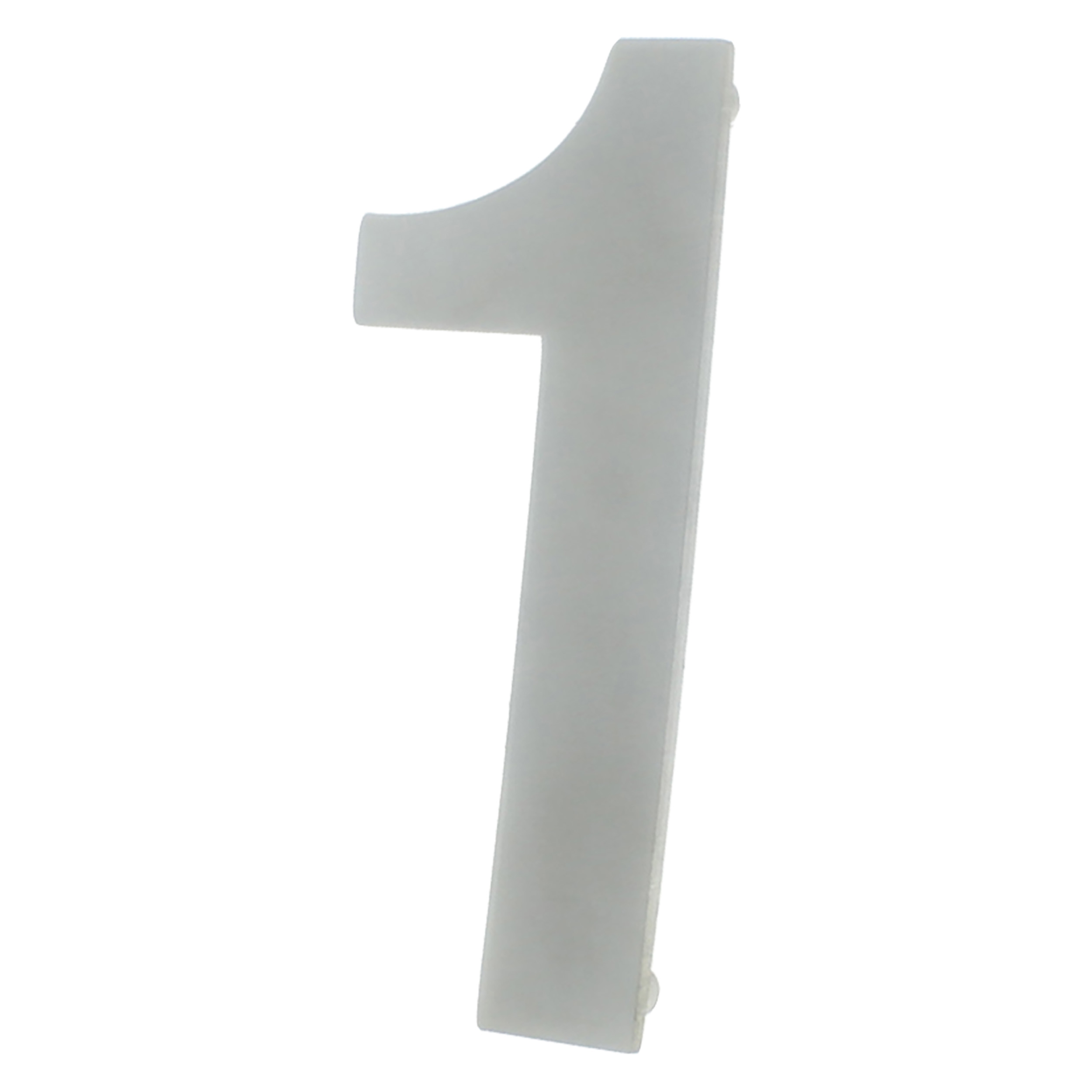 44.656.31   huisnummer 1 - RVS  130 x 3 mm