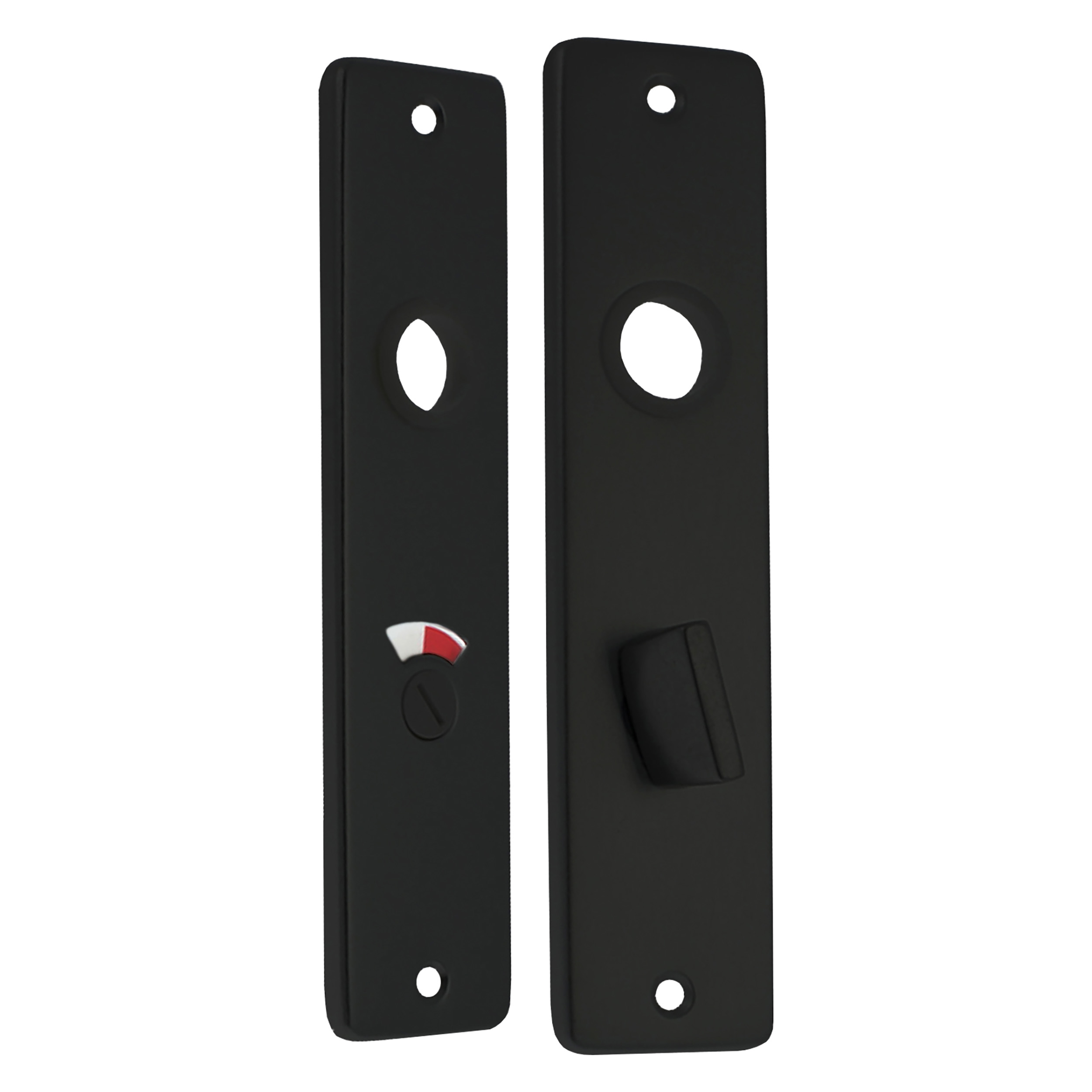 44.805.32   wc schild 57/5 aluminium/zwart 180 x 41 mm