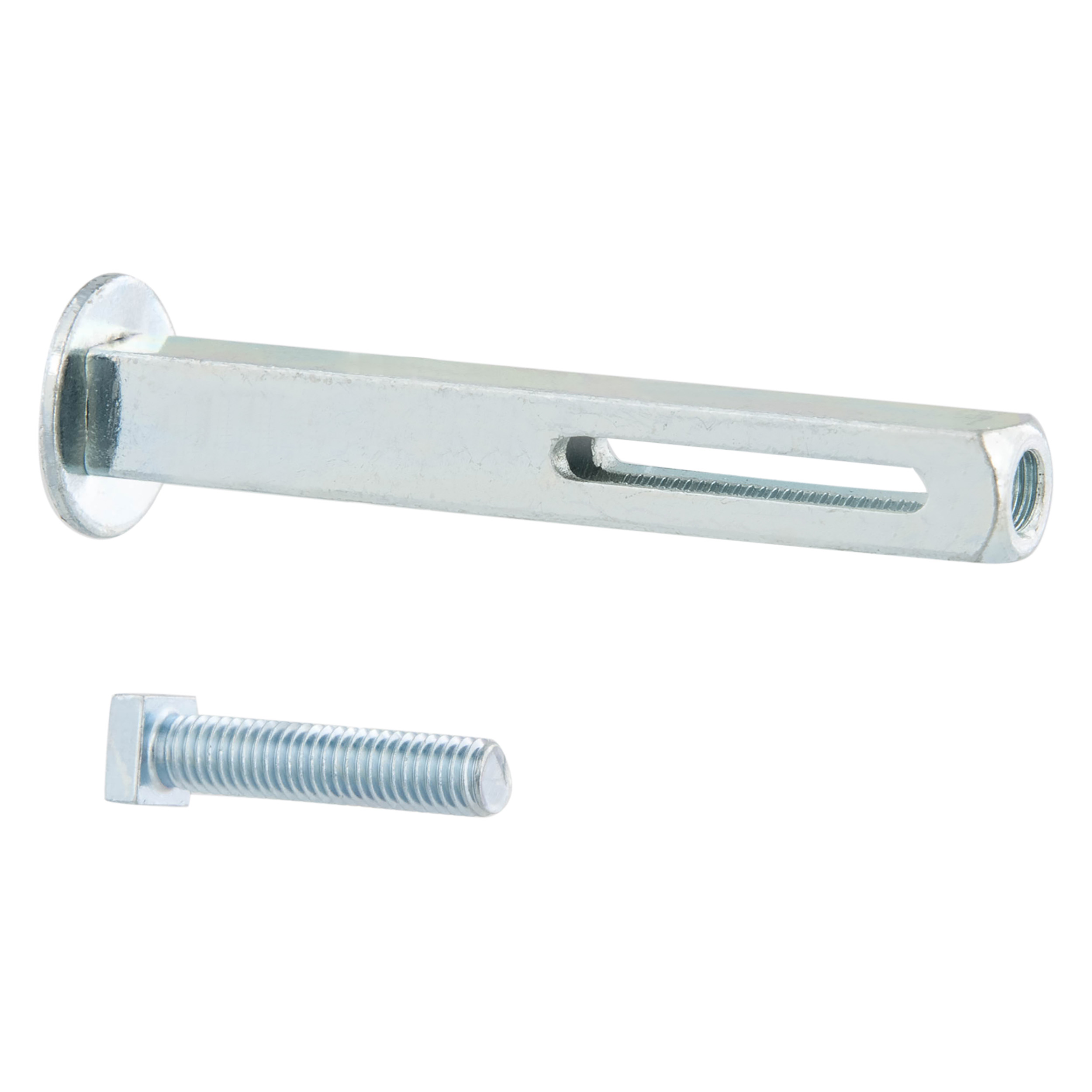 44.901.52 Axa  wisselstift met aanslag - met stelschroef - verzinkt  8 x 60 mm