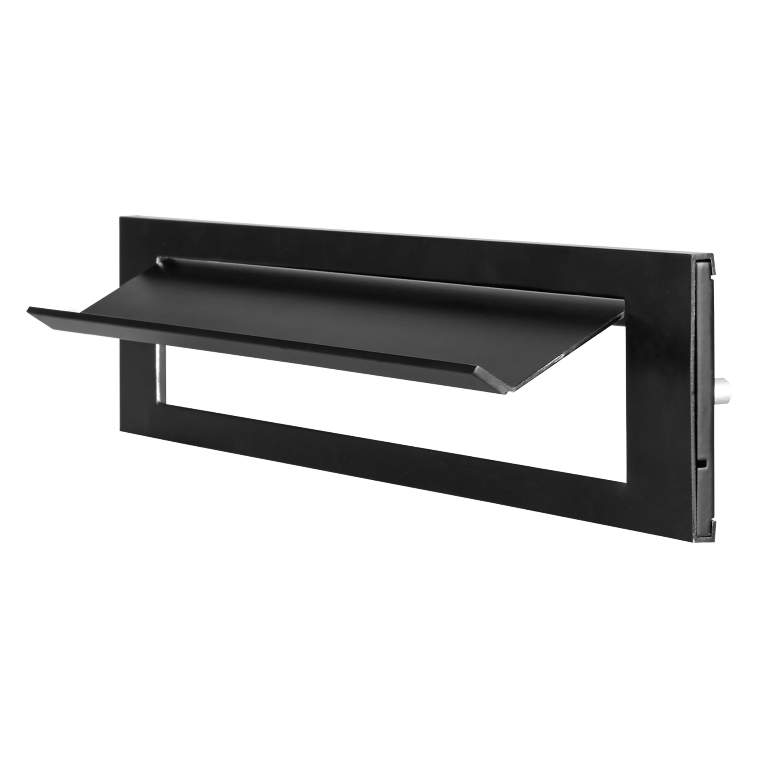 44.903.61 Starx  briefplaat met tuimelklep zwart 