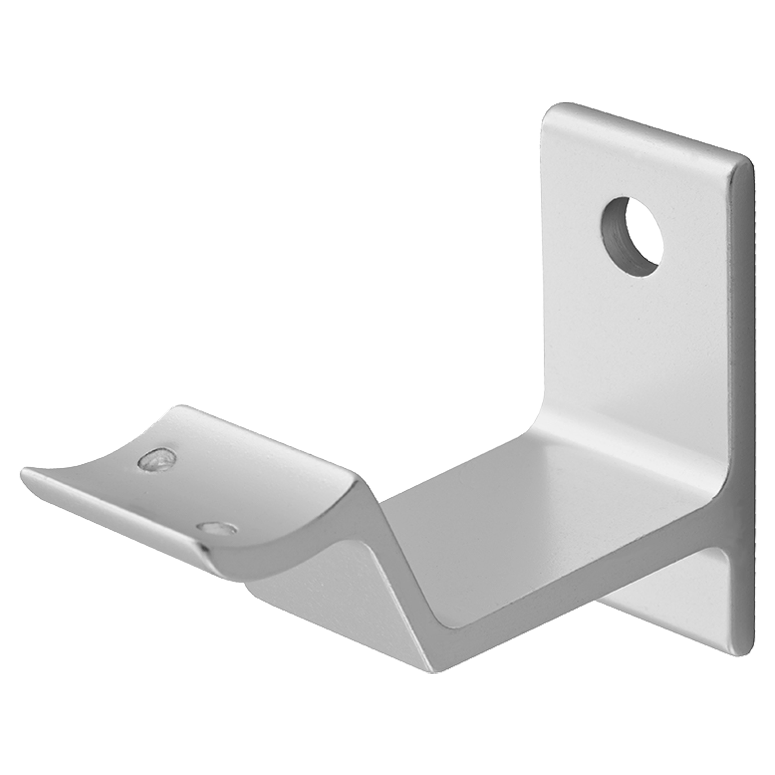 44.907.65 Hermeta  leuninghouder type 3543 - stokschroef aluminium F1 65 mm