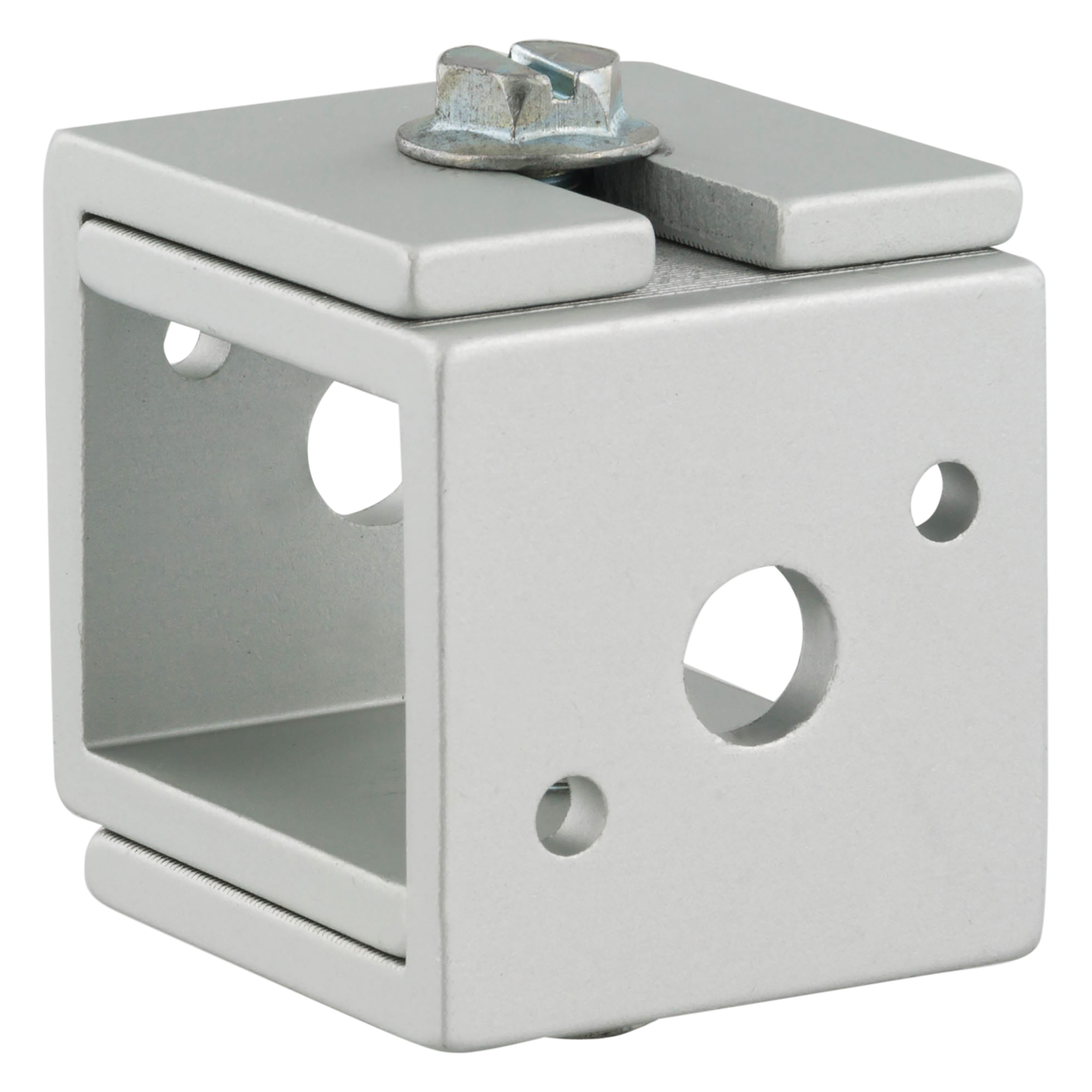 44.907.94 Hermeta  leuningafstandhouder aluminium geanodiseerd mat nature  44 - 56 mm
