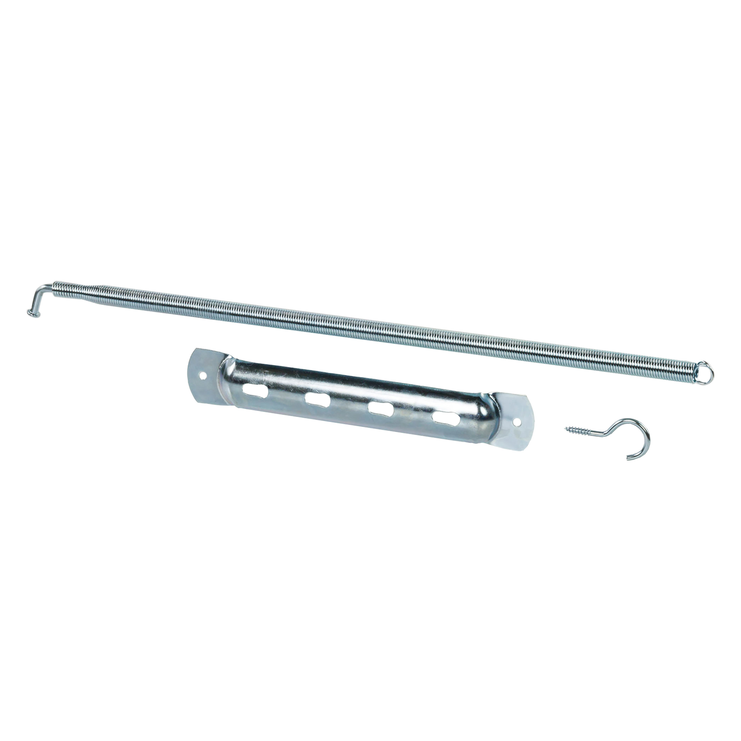 44.911.35   spiraaltrekveer met stelplaat - vernikkeld  10 x 330 mm