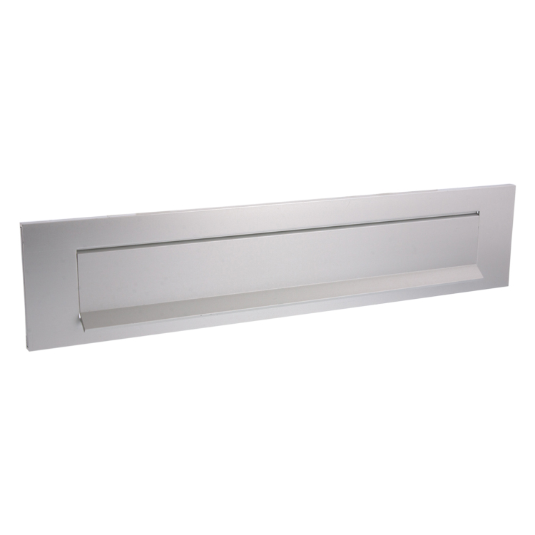 44.960.60   briefplaat met tuimelklep aluminium F1 