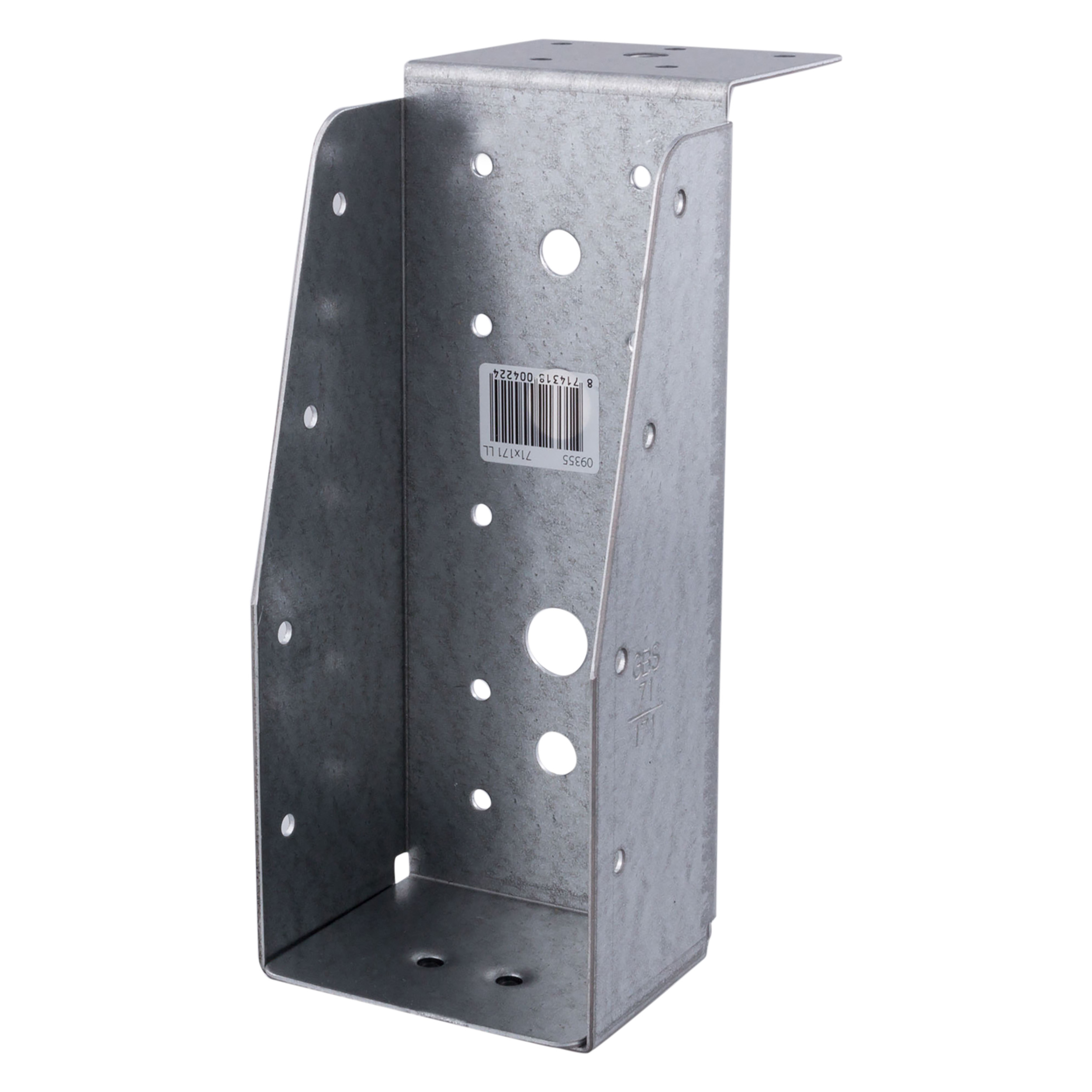45.006.05 GB  balkdrager lange lip - senzimir verzinkt  71 x 171 x 1.5 mm