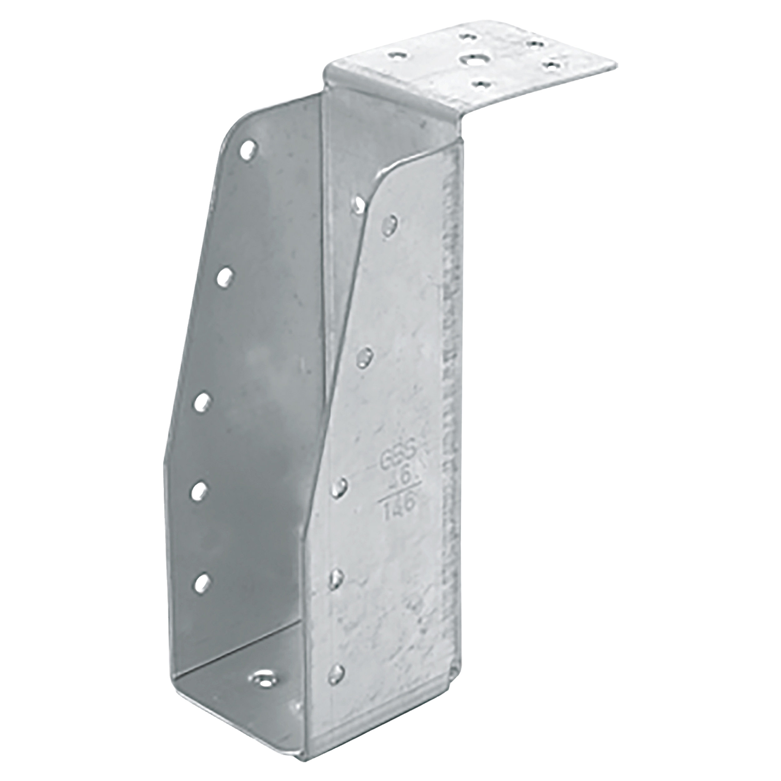 45.006.38 GB  balkdrager lange lip - senzimir verzinkt  46 x 96 x 1.5 mm
