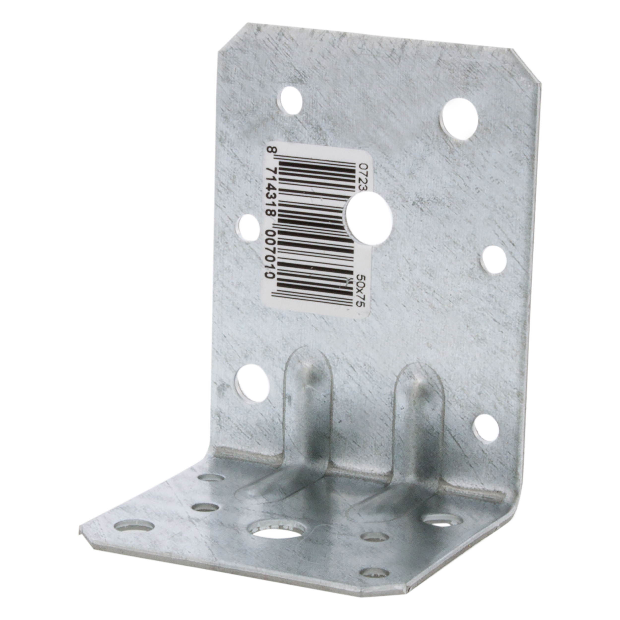 45.007.30 GB  hoekanker met ril - senzimir verzinkt  50 x 75 x 57 x 2 mm