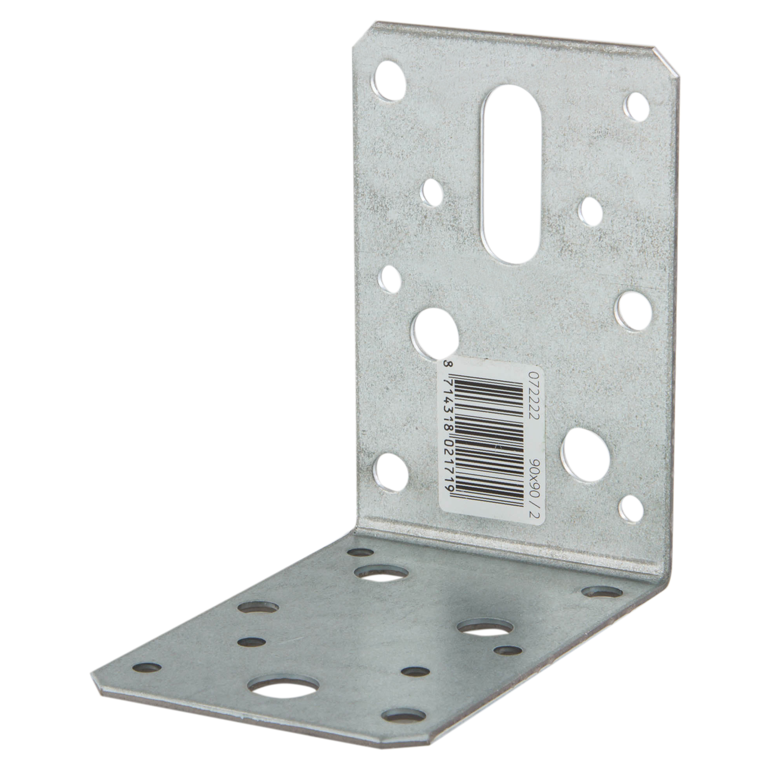 45.007.41 GB  hoekanker vlak - senzimir verzinkt  90 x 90 x 60 x 2 mm