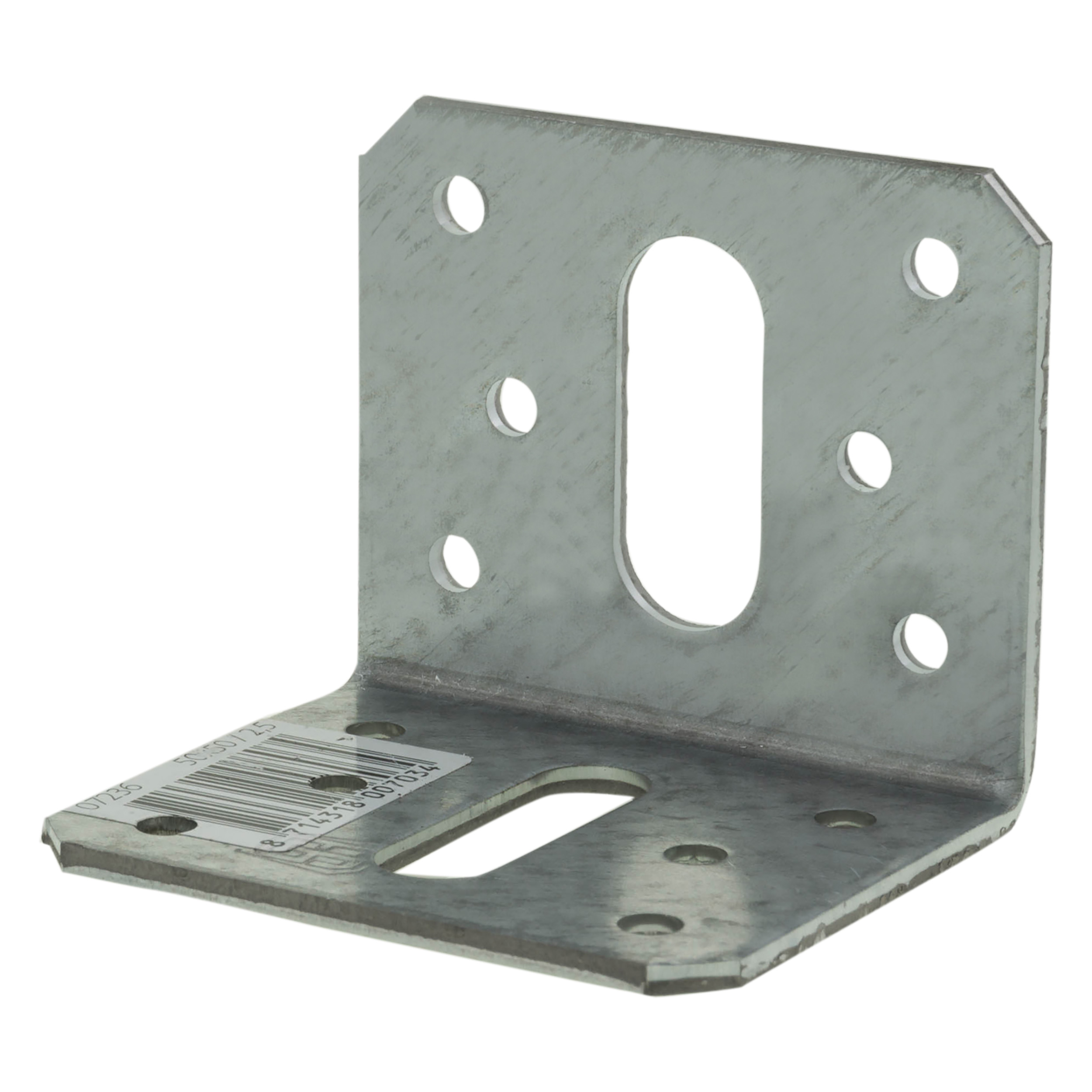 45.007.45 GB  hoekanker vlak - senzimir verzinkt  50 x 50 x 60 x 2.5 mm