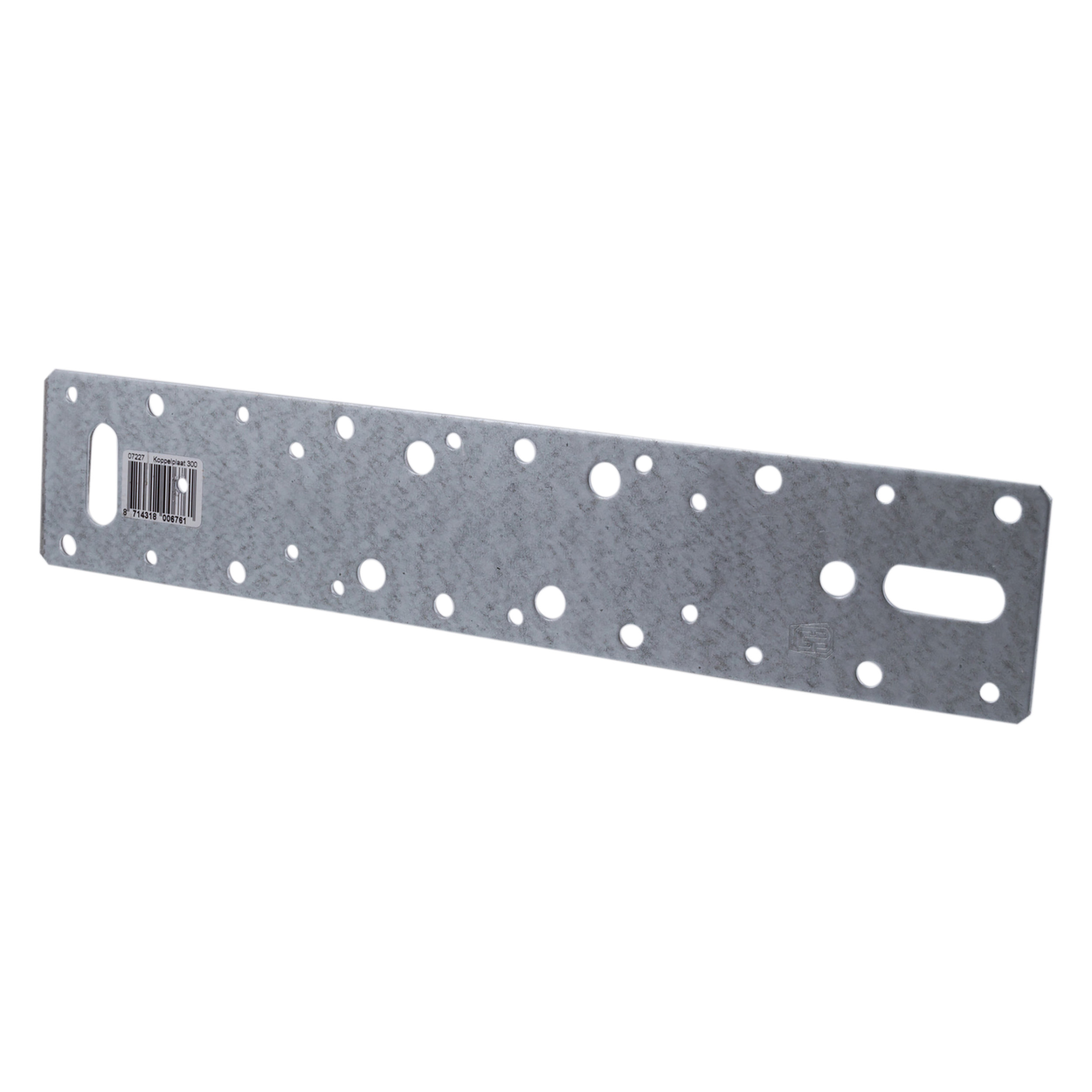 45.007.52 GB  koppelplaat senzimir verzinkt  300 x 60 x 2.5 mm