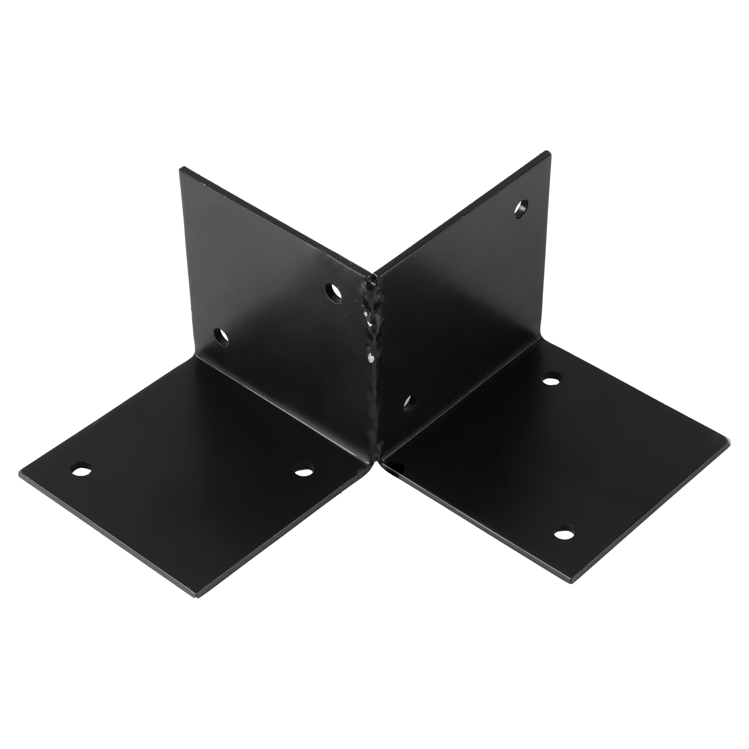 45.012.22 Starx  paalhouder vloermodel - open zwart 9 x 9 cm