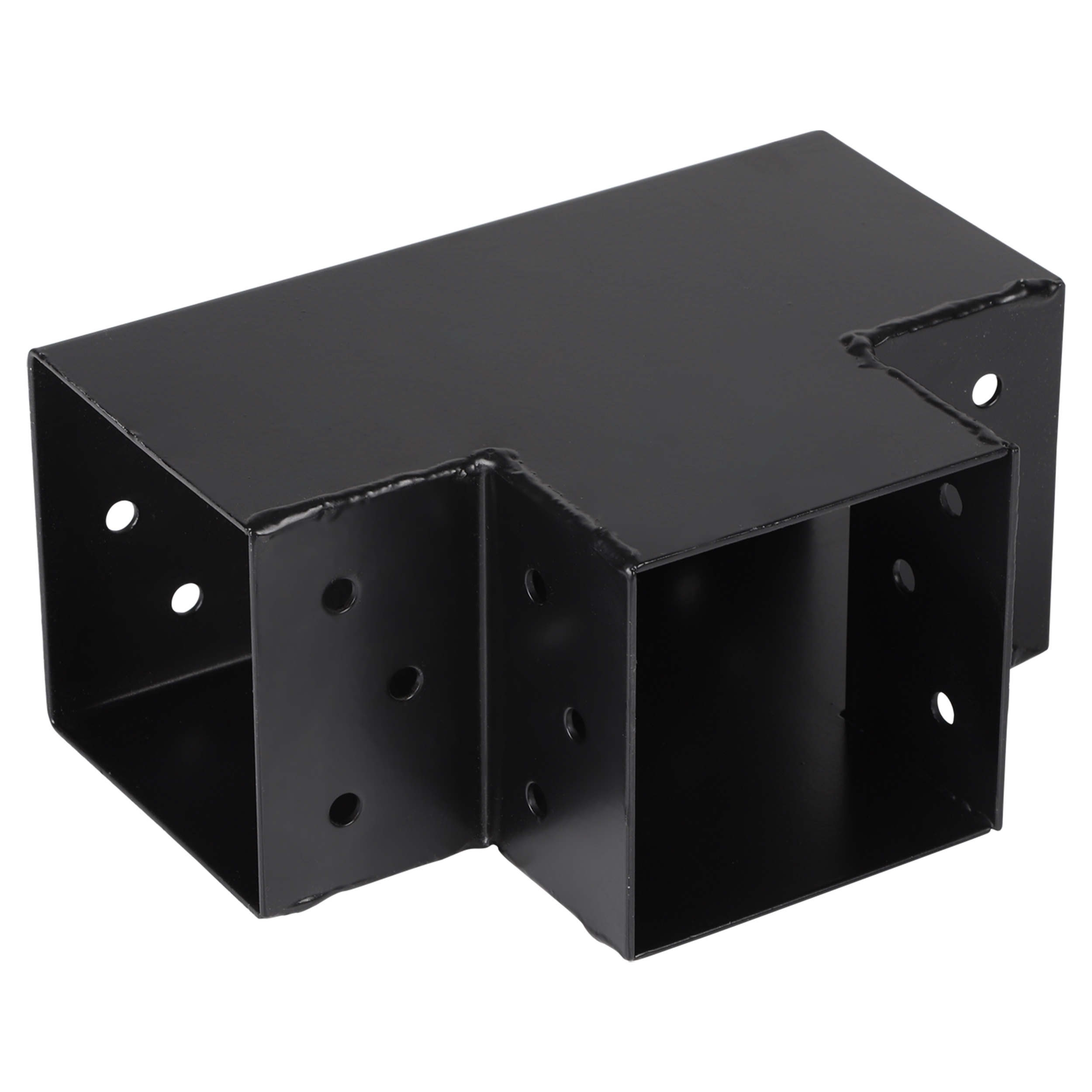 45.017.05 Starx  paalverbinder type-T zwart 9 x 9 cm