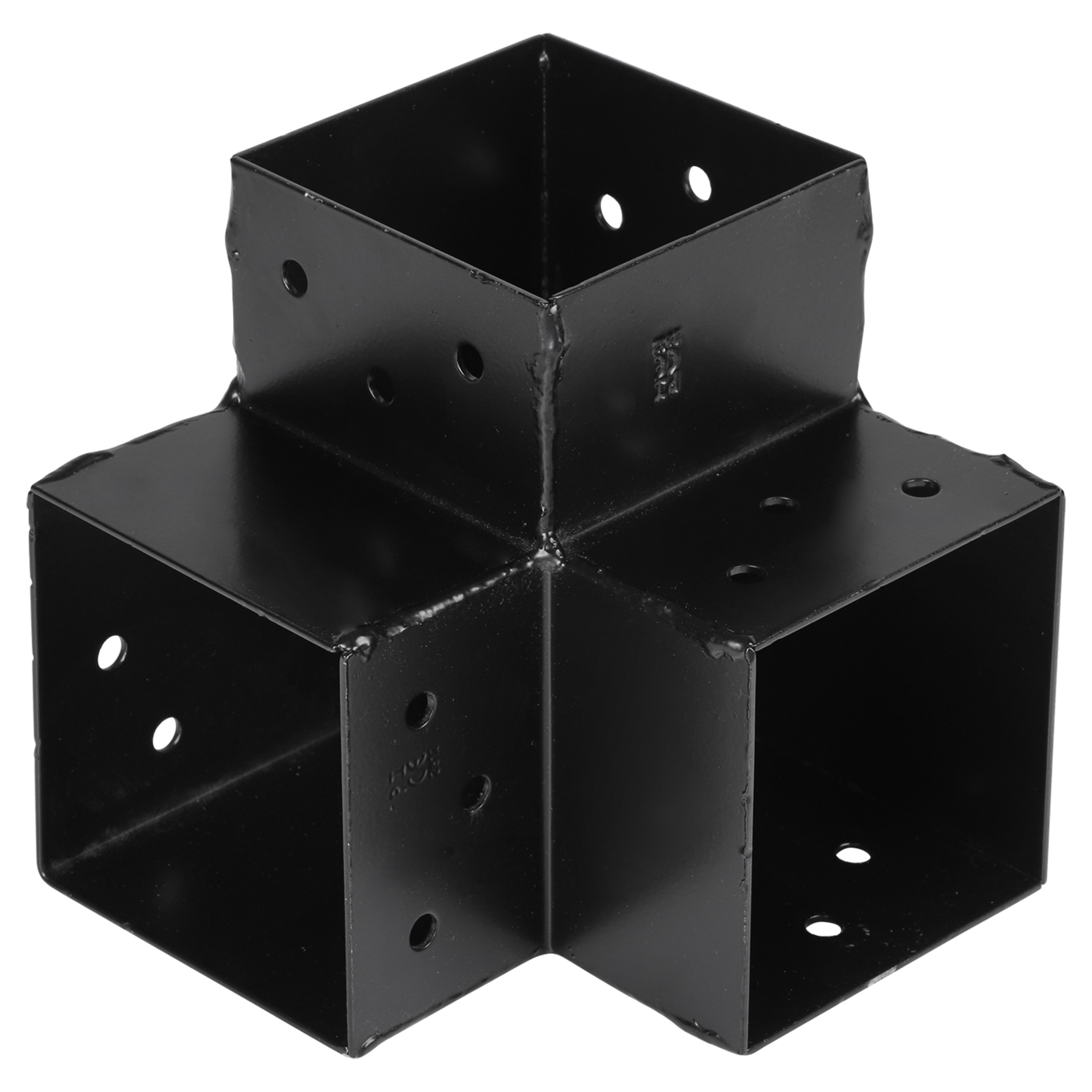 45.017.07 Starx  paalverbinder type-Y zwart 9 x 9 cm