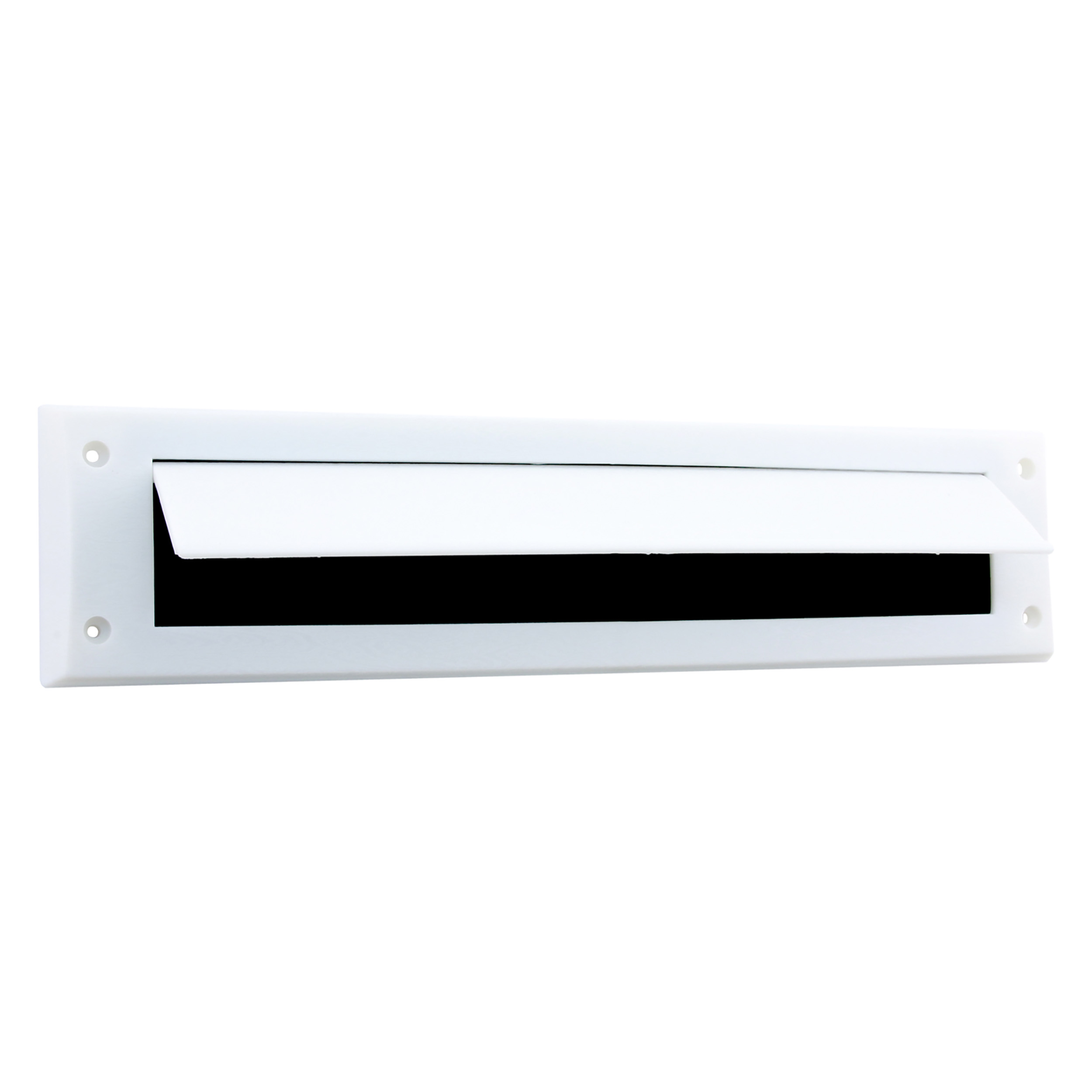 45.104.60 Ellen  tochtafsluiter voor brievenbus - met klep wit 280 x 42 mm