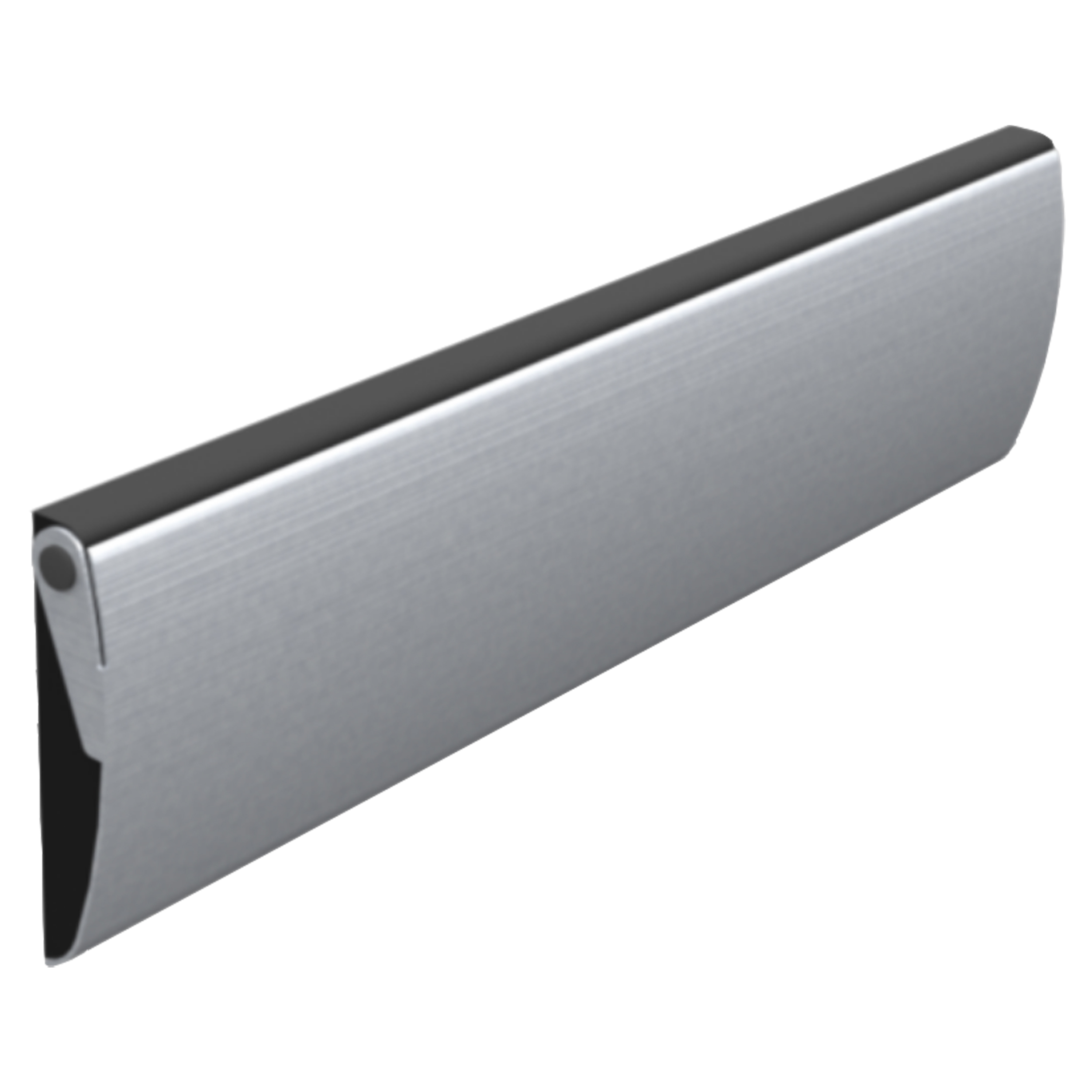 45.104.68 Ellen  tochtafsluiter voor brievenbus - met klep en borstel - RVS  84 x 17 mm