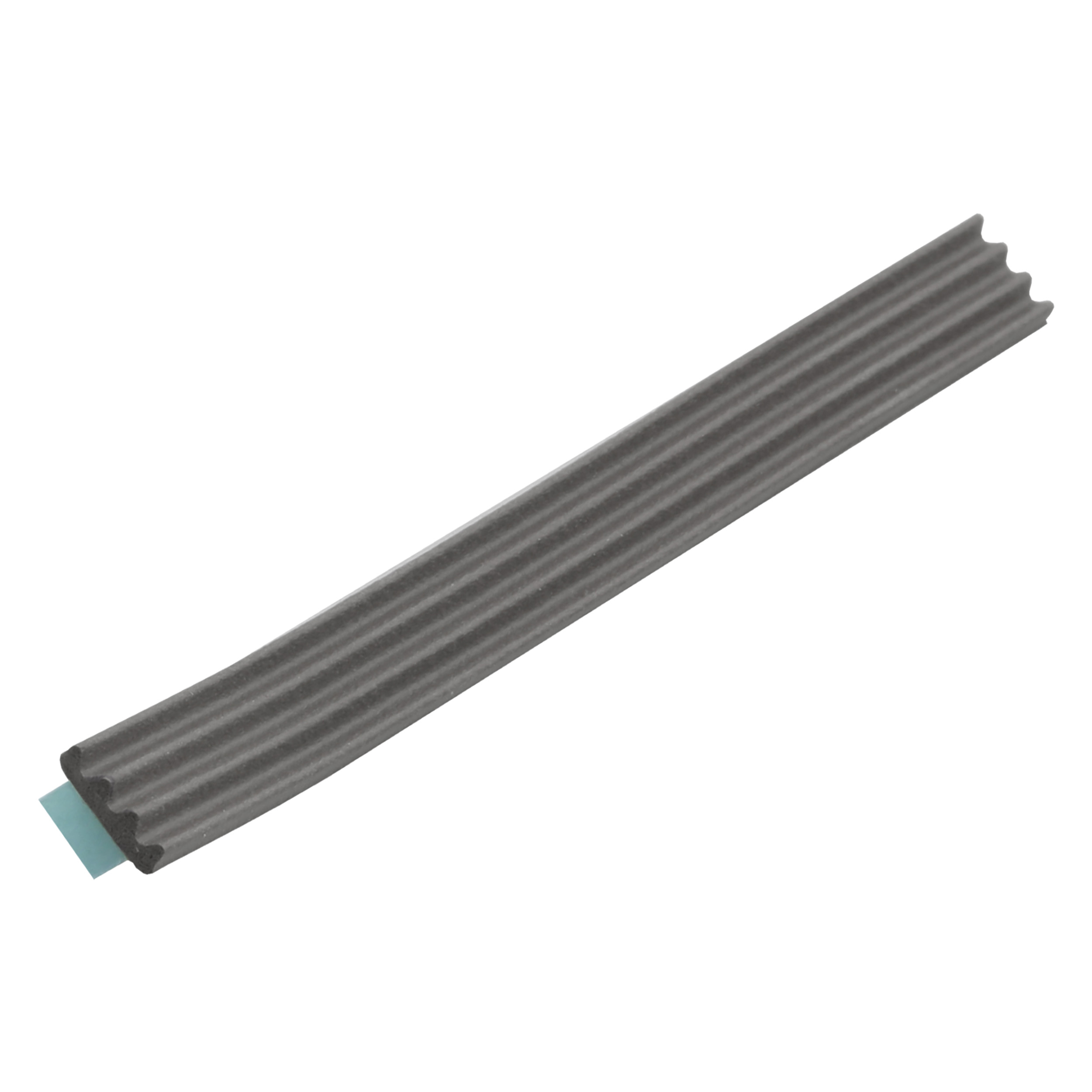 45.104.71 Ellen  tochtband K-profiel zwart 9 x 3 mm x 7.5 m