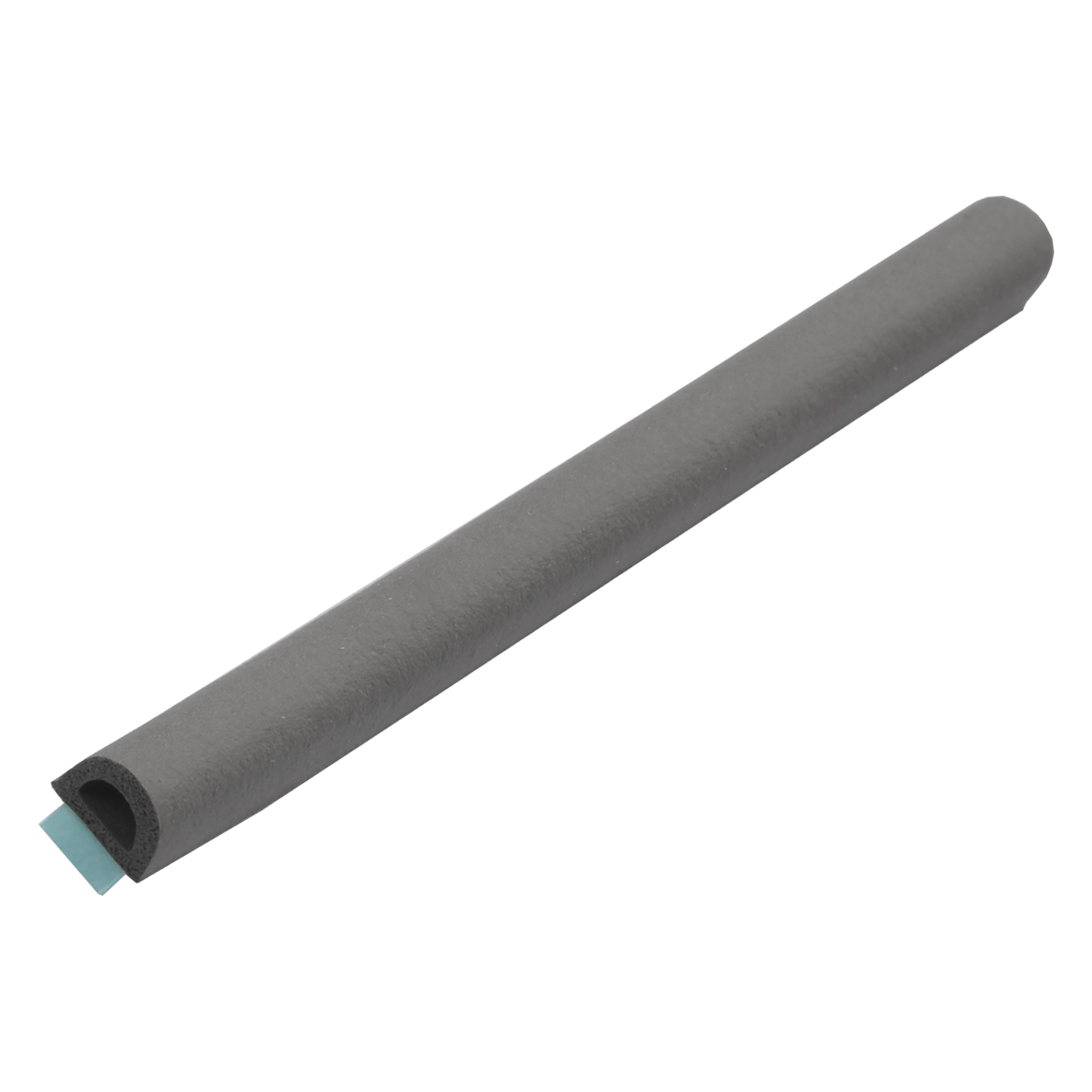 45.104.79 Ellen  tochtband D-profiel zwart 8 x 6 mm x 7.5 m