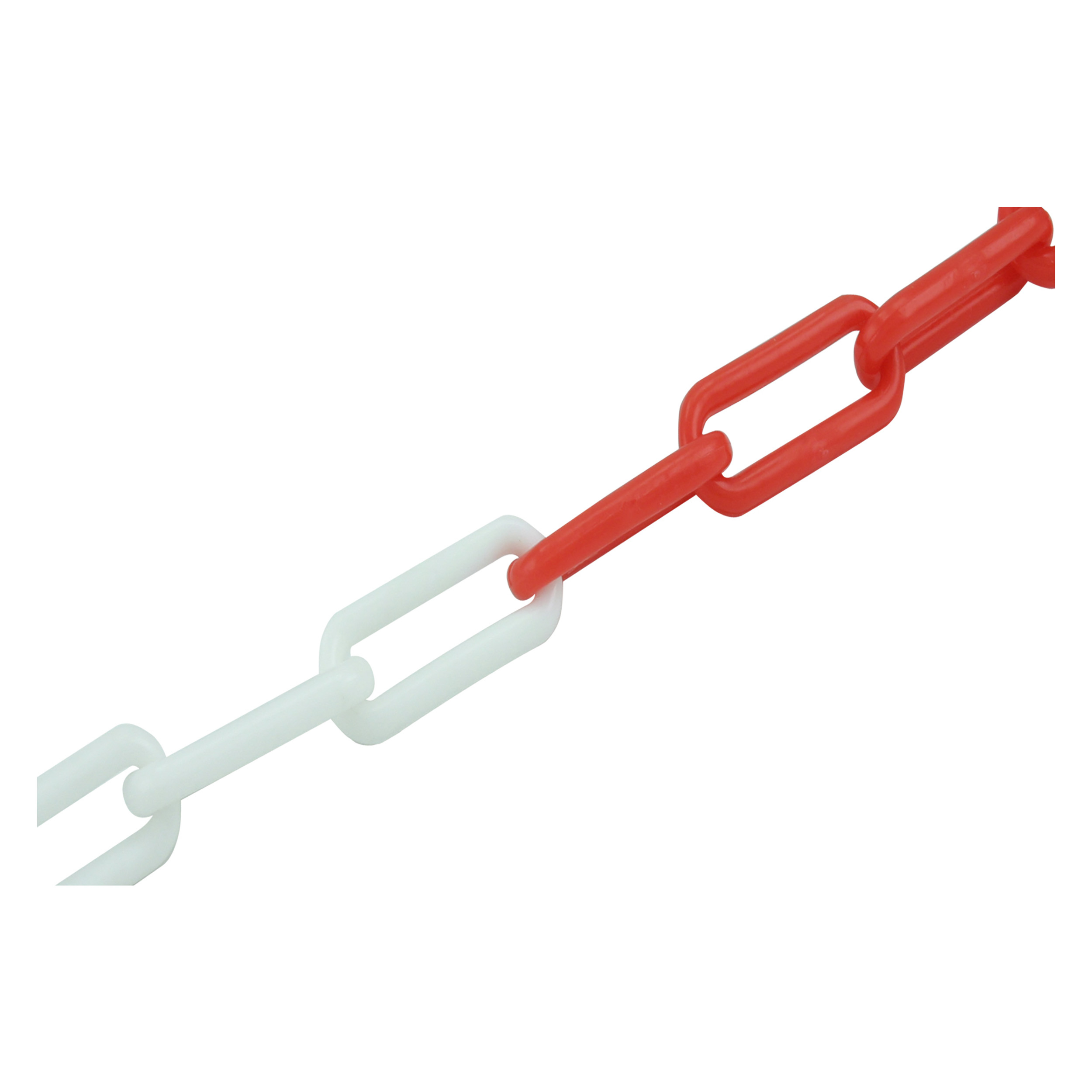 45.300.38 Starx  ketting 30 m (verkoop per meter) - rood/wit  41 x 20 x 6 mm
