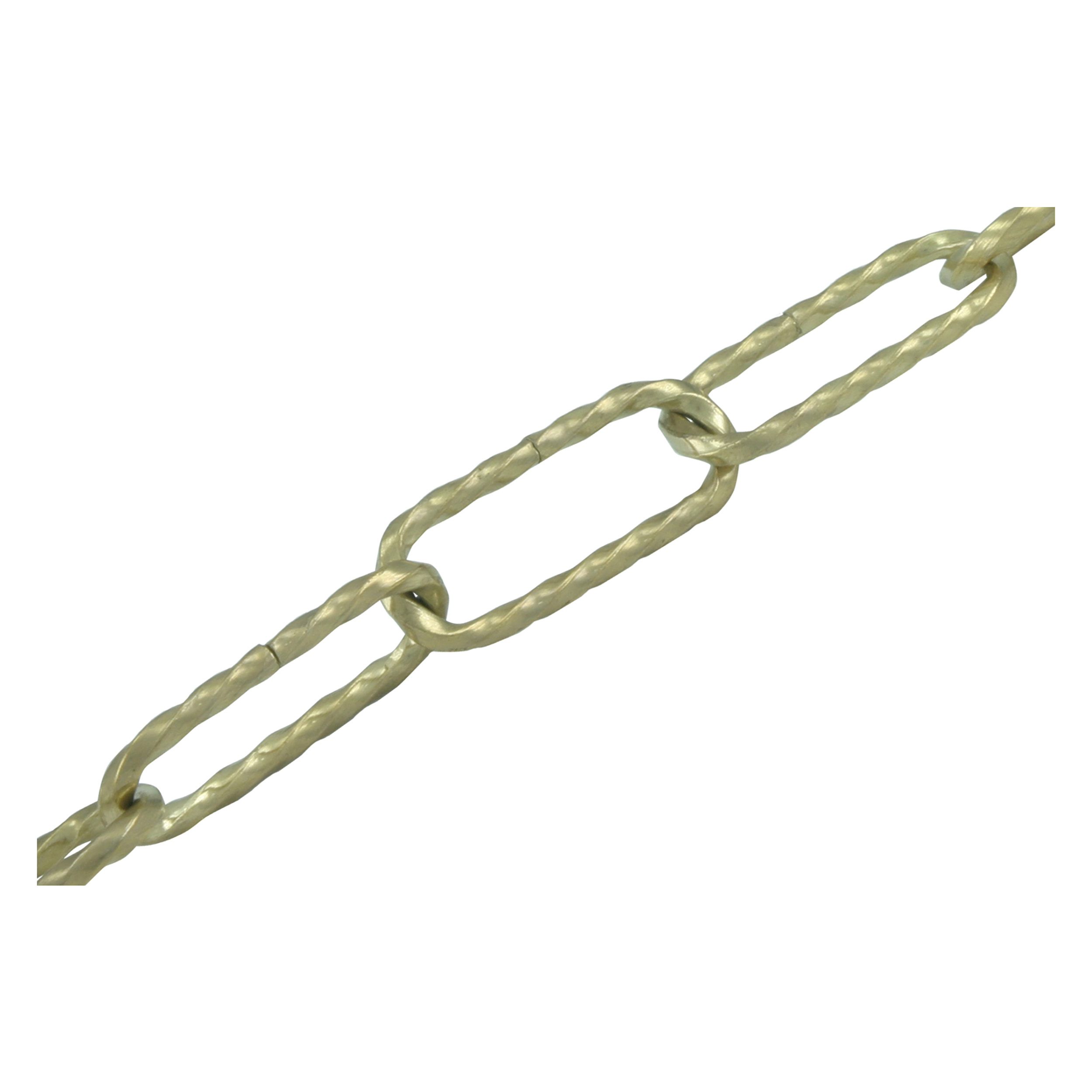 45.300.40 Starx  sierketting 20 m (verkoop per meter) - breekkracht 25 kg - vermessingd  40 x 20 x 3.4 mm