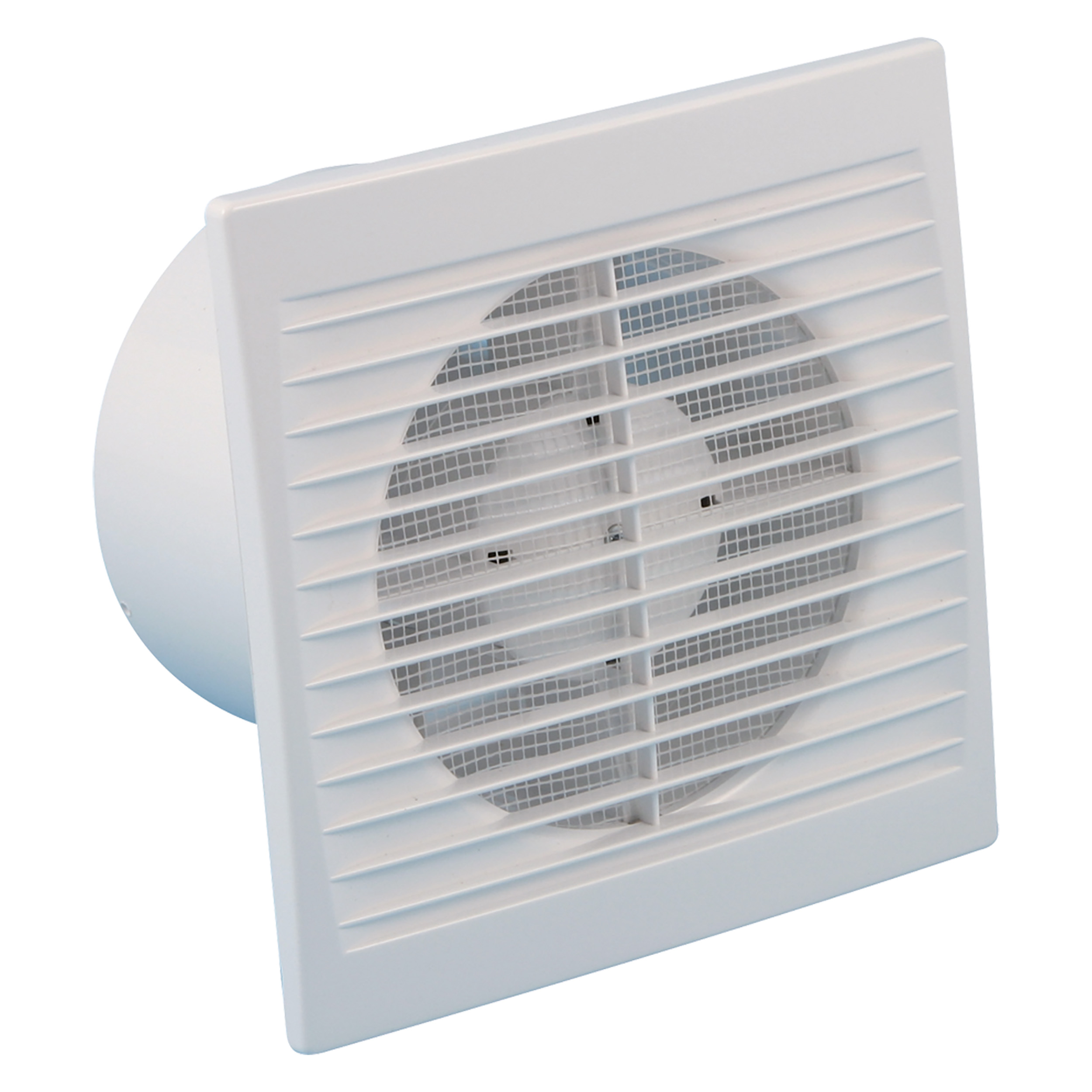 45.600.61   ventilator inbouw - met timer wit Ø 100 mm
