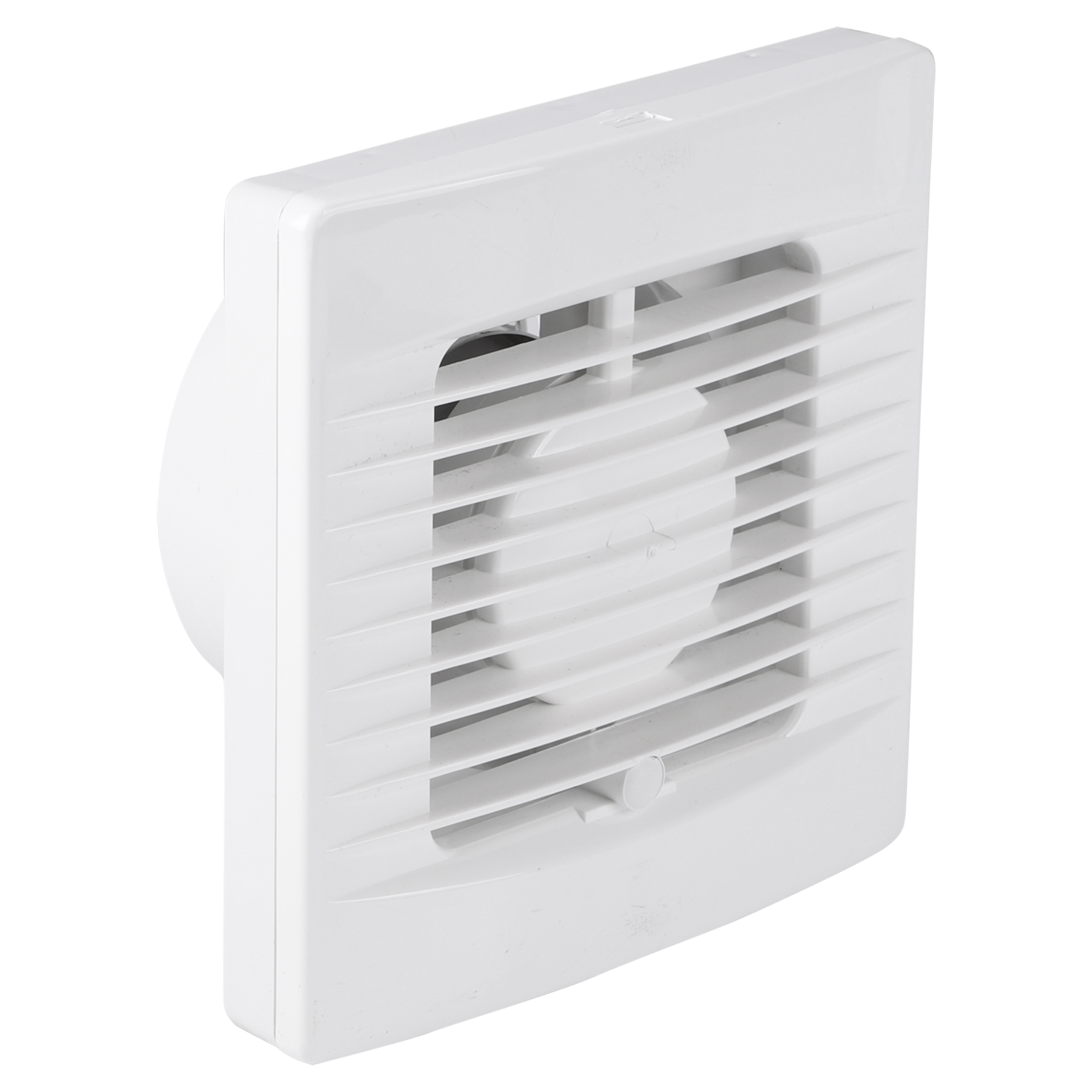 45.600.68   ventilator EF100 - vierkant model - met timer wit Ø 100 mm