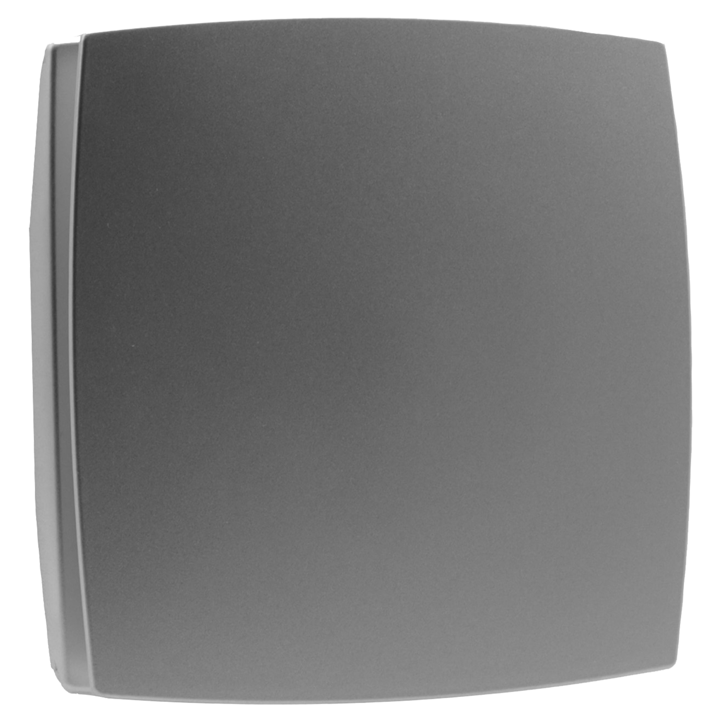 45.600.77 Nedco  toilet/bad ventilator type LDT 100 - met timer opgedampt aluminium 150 x 150 mm