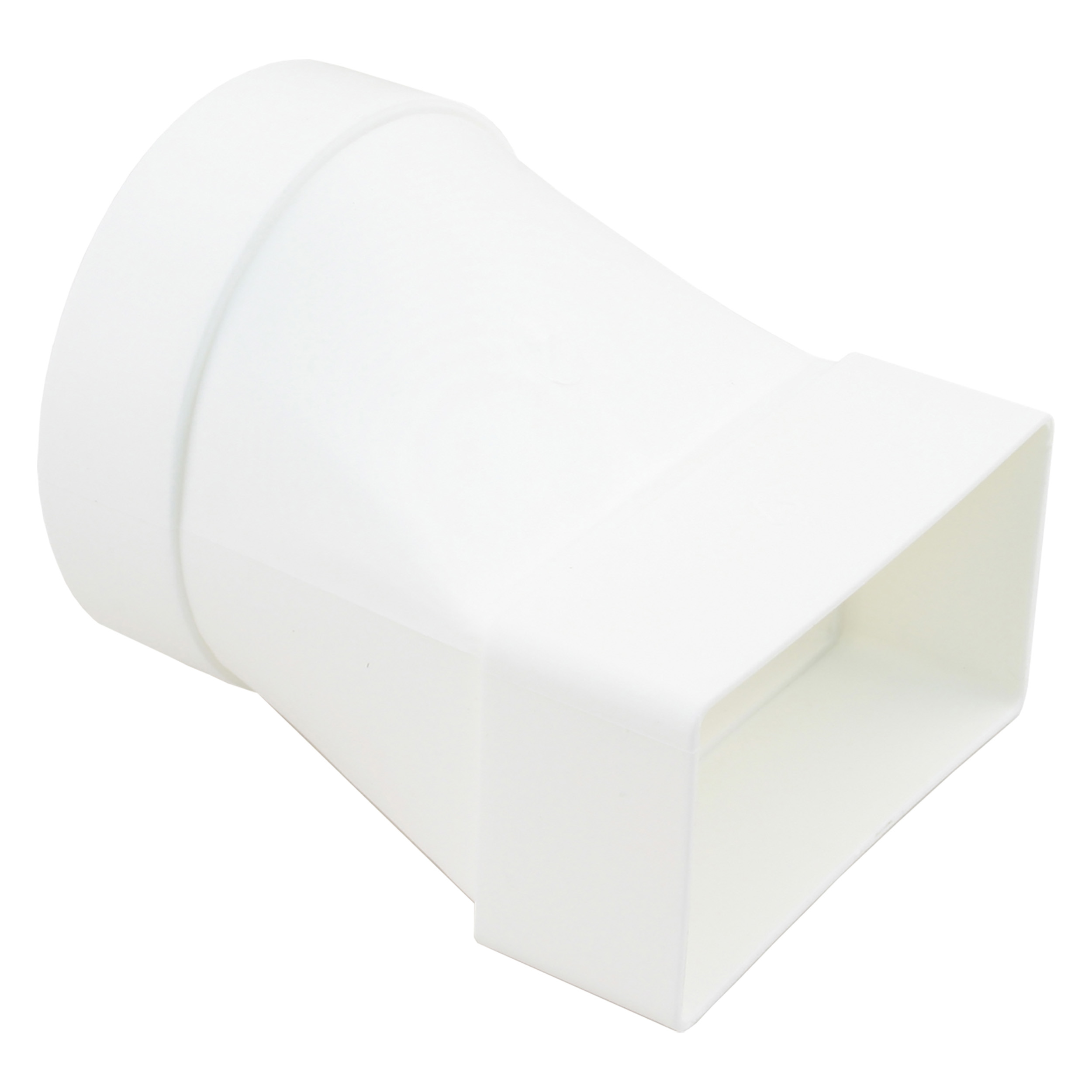 45.708.18 Starx  overgangstuk rond-vierkant recht wit 100-110 x 54 mm