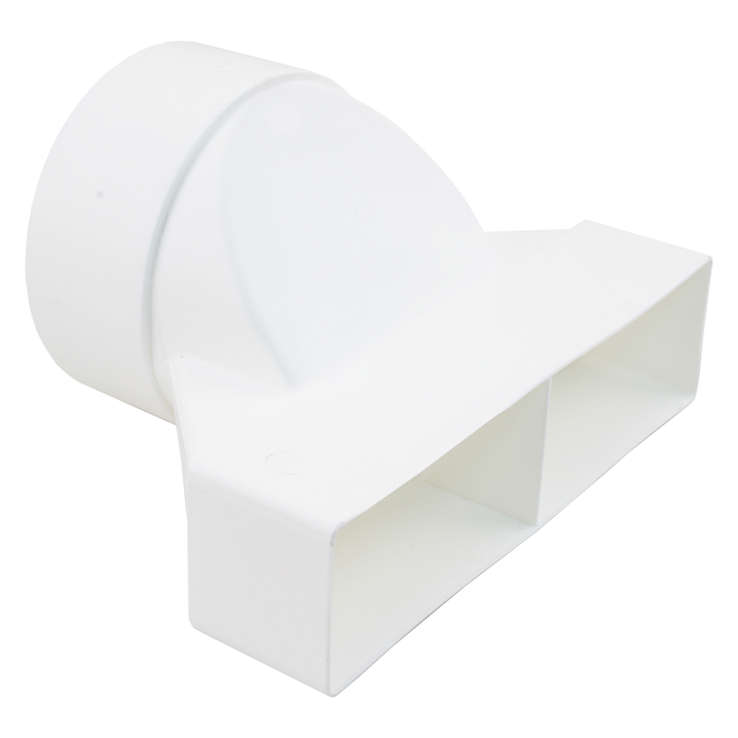 45.708.20 Starx  overgangstuk recht wit 125-2 x 110 x 54 mm