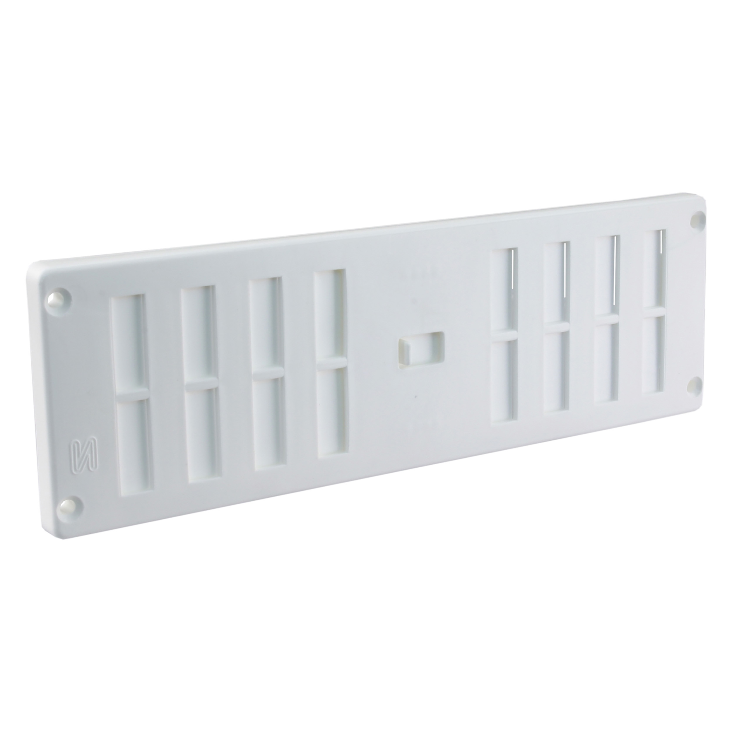 45.708.35 Starx  schuifrooster afsluitbaar - kunststof wit 80 x 250 mm