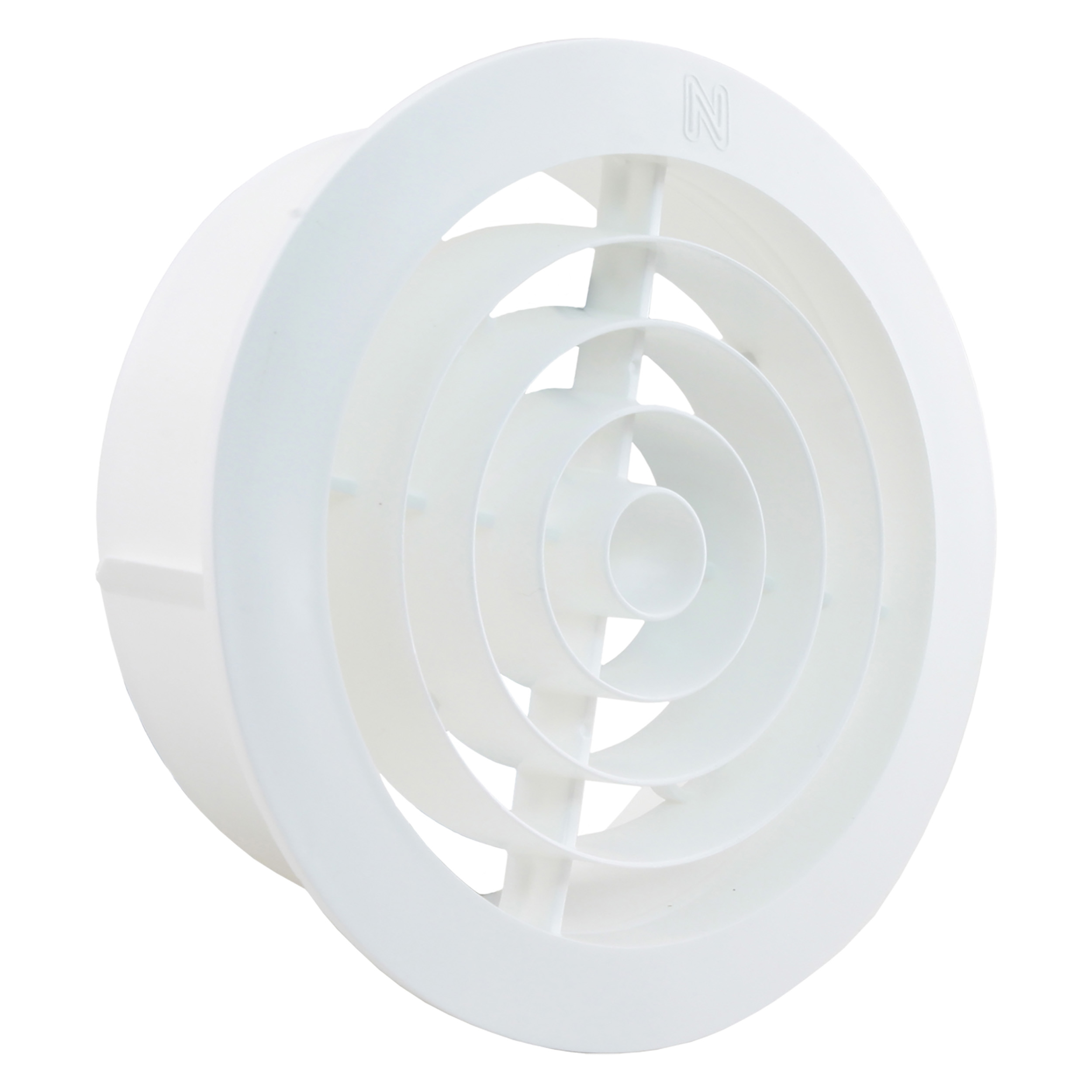 45.708.62 Starx  ventilatierozet rond wit Ø120 mm