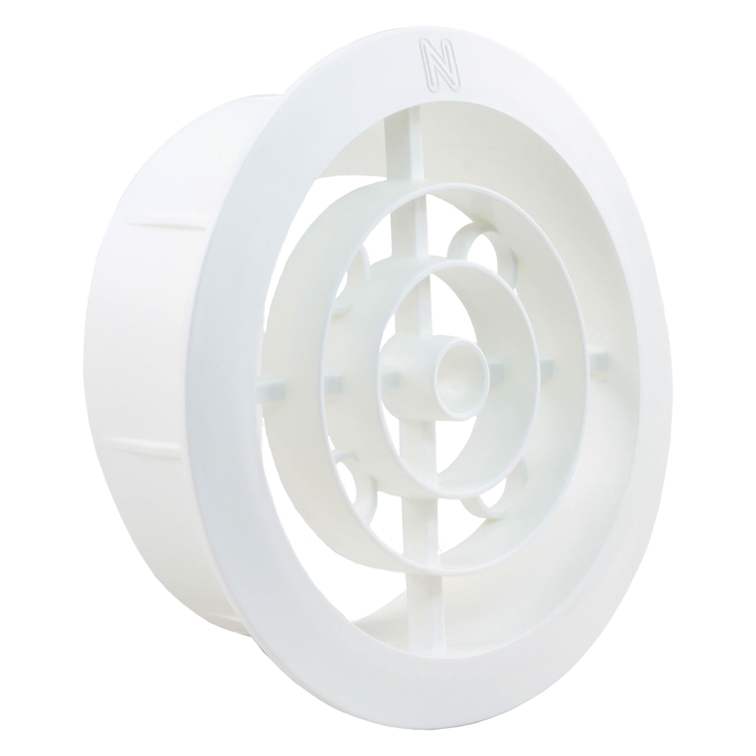45.708.65 Starx  ventilatierozet rond wit Ø100 mm