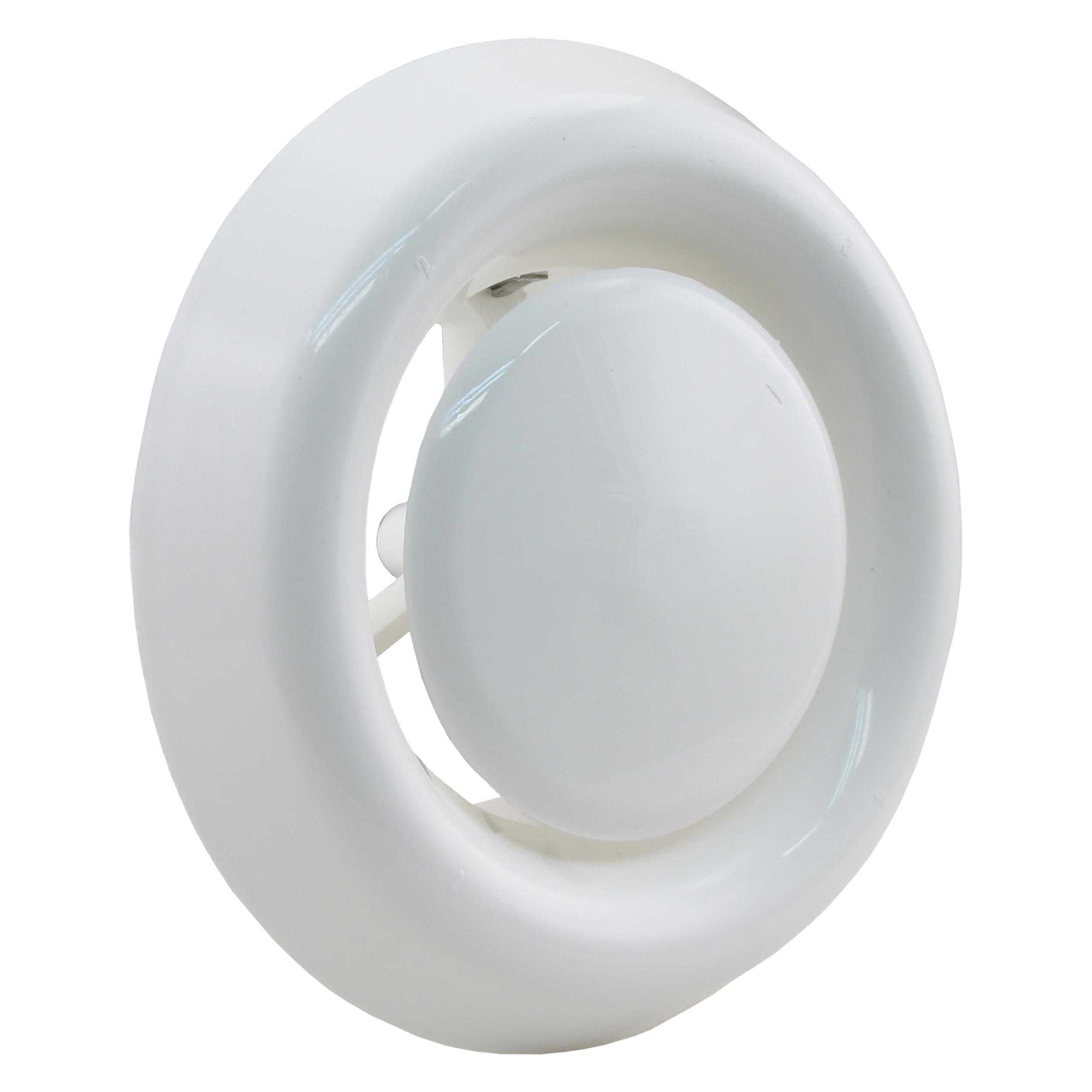 45.709.10 Starx  afzuigventiel rond - instelbaar wit Ø125 mm