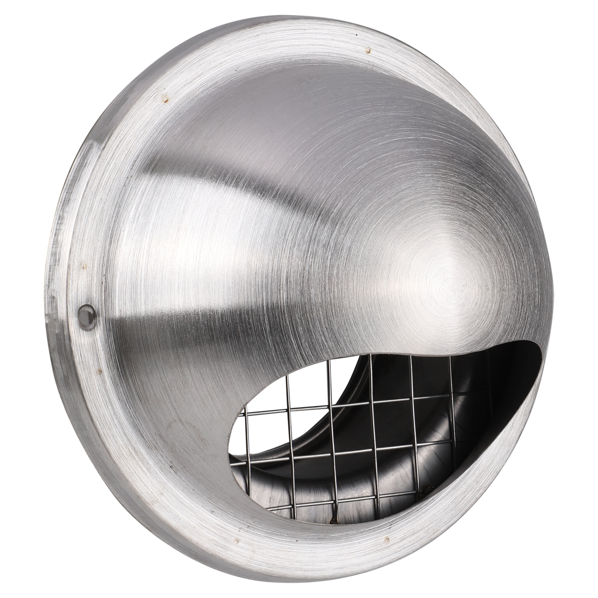 45.709.20 Starx  buitenrooster bol model - RVS  Ø 100 mm