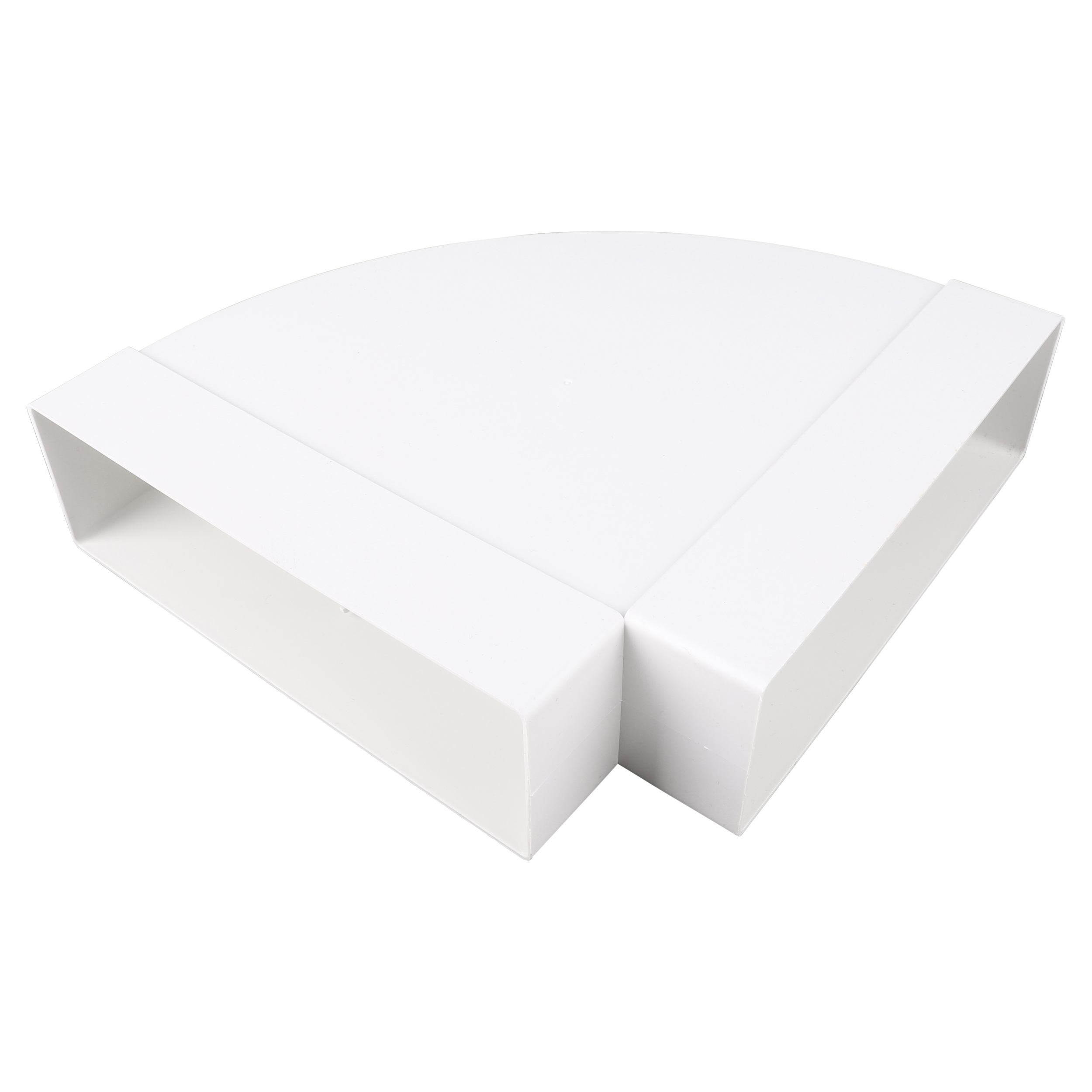45.709.31 Starx  bocht horizontaal wit 204 x 60 mm