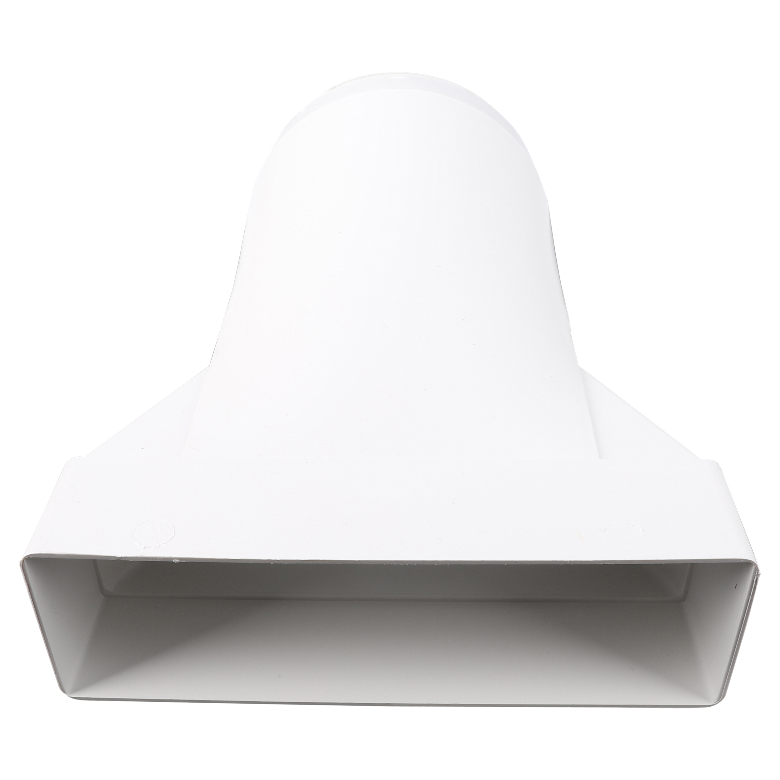 45.709.34 Starx  overgangstuk rond-vierkant recht wit 125-204 x 60 mm
