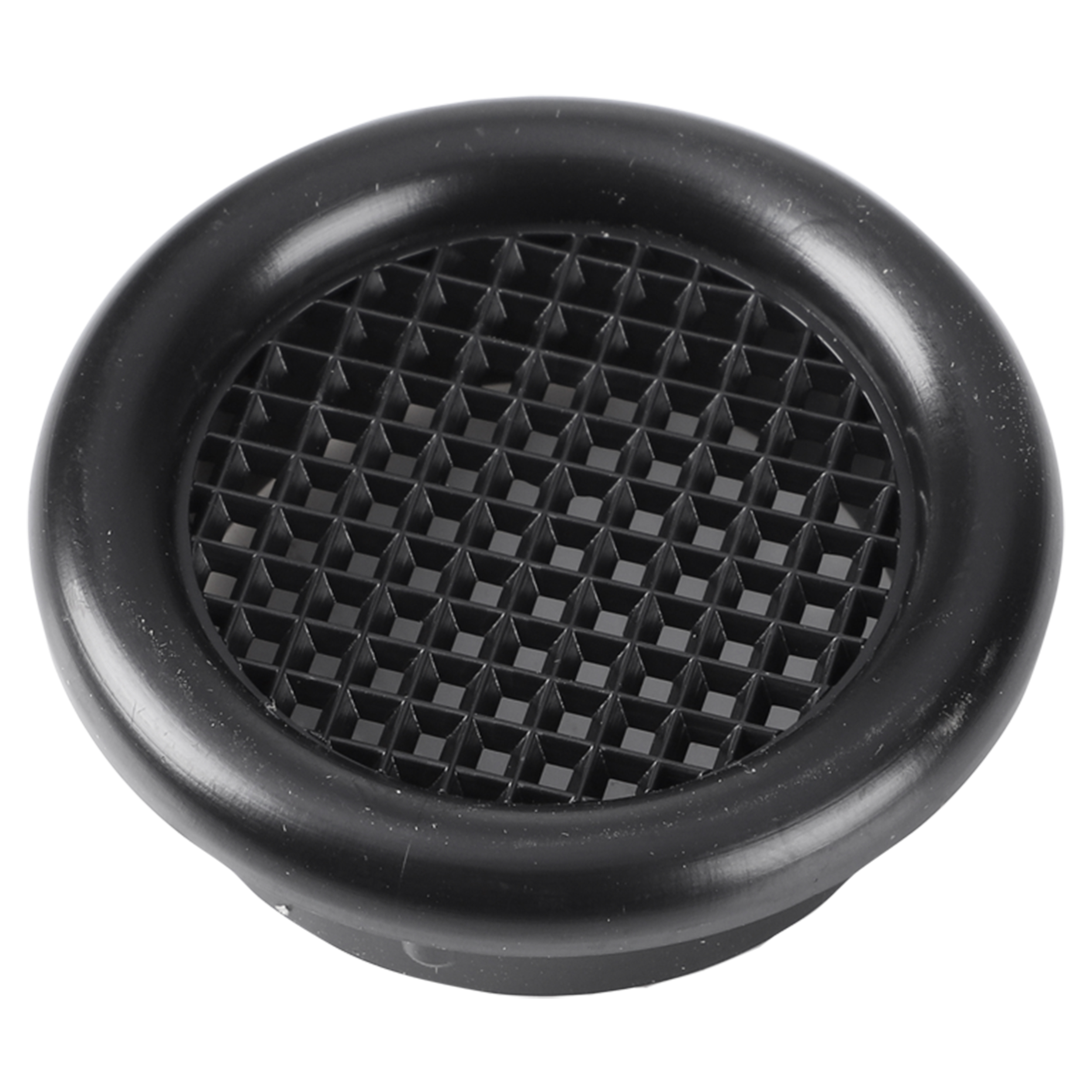 45.709.52 Starx  ventilatierozet rond - met kraag zwart Ø32 mm